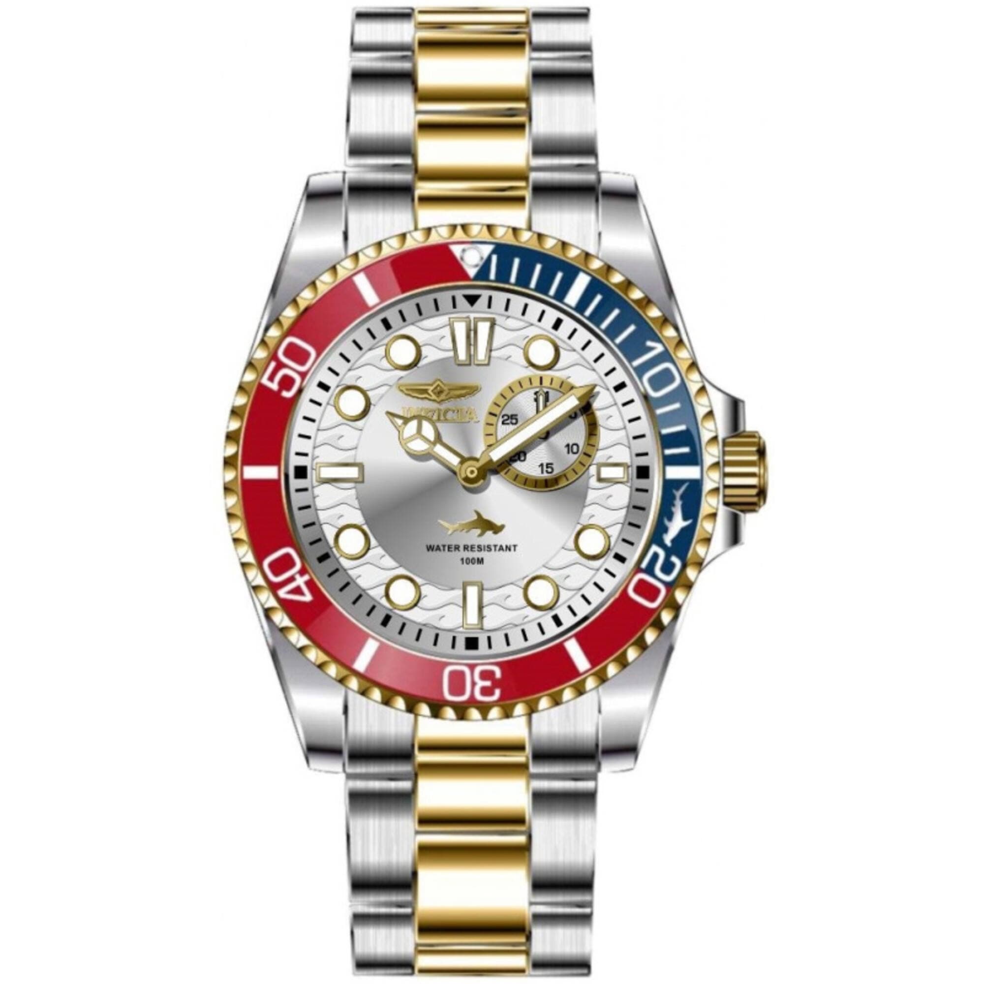 TEMU Invicta 49273 Men' Yellow And Silver Bracelet Watch