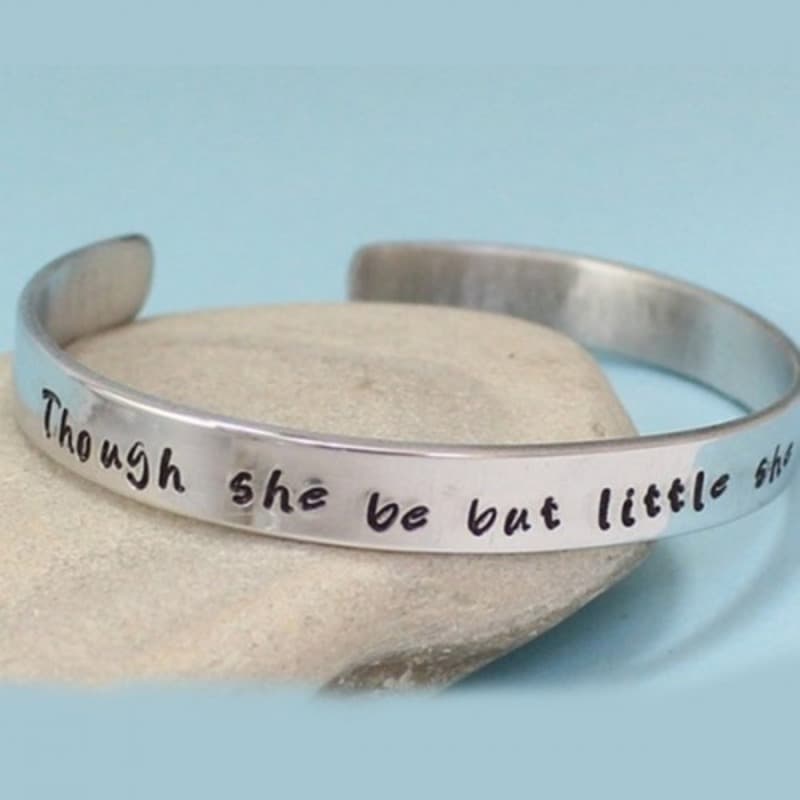 TEMU Bracelet: "though But Little, "