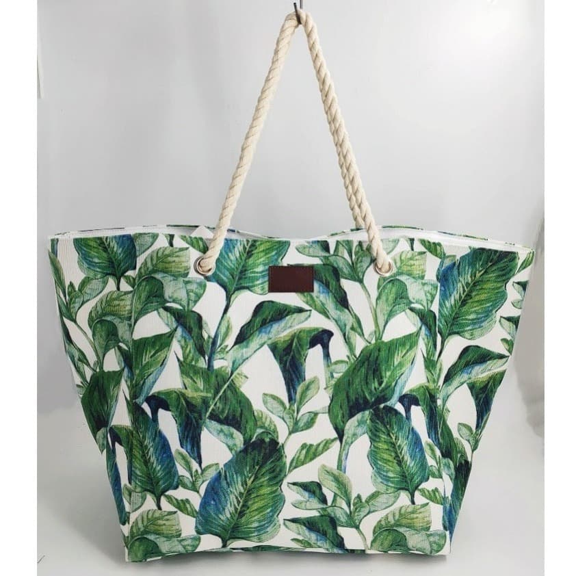 TEMU 19 Inch X 15 Inch Boho Style Canvas Tote Bag - Trendy, Reusable Bag For Beach Trips, Shopping, Picnics, And Everyday Use