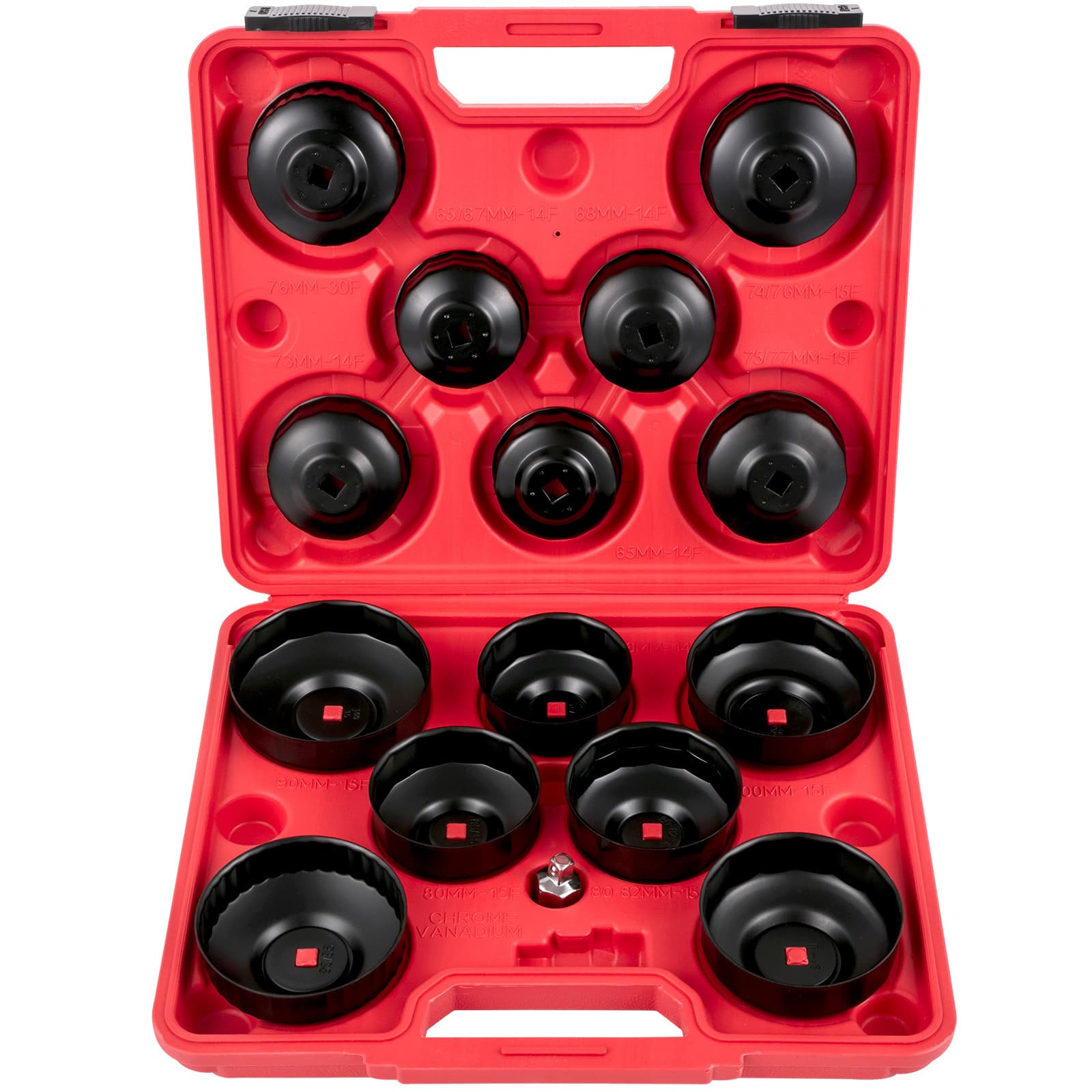 TEMU Vevor Oil Filter Socket Set Cup Socket Tool Set 15pcs Oil Filter Wrench