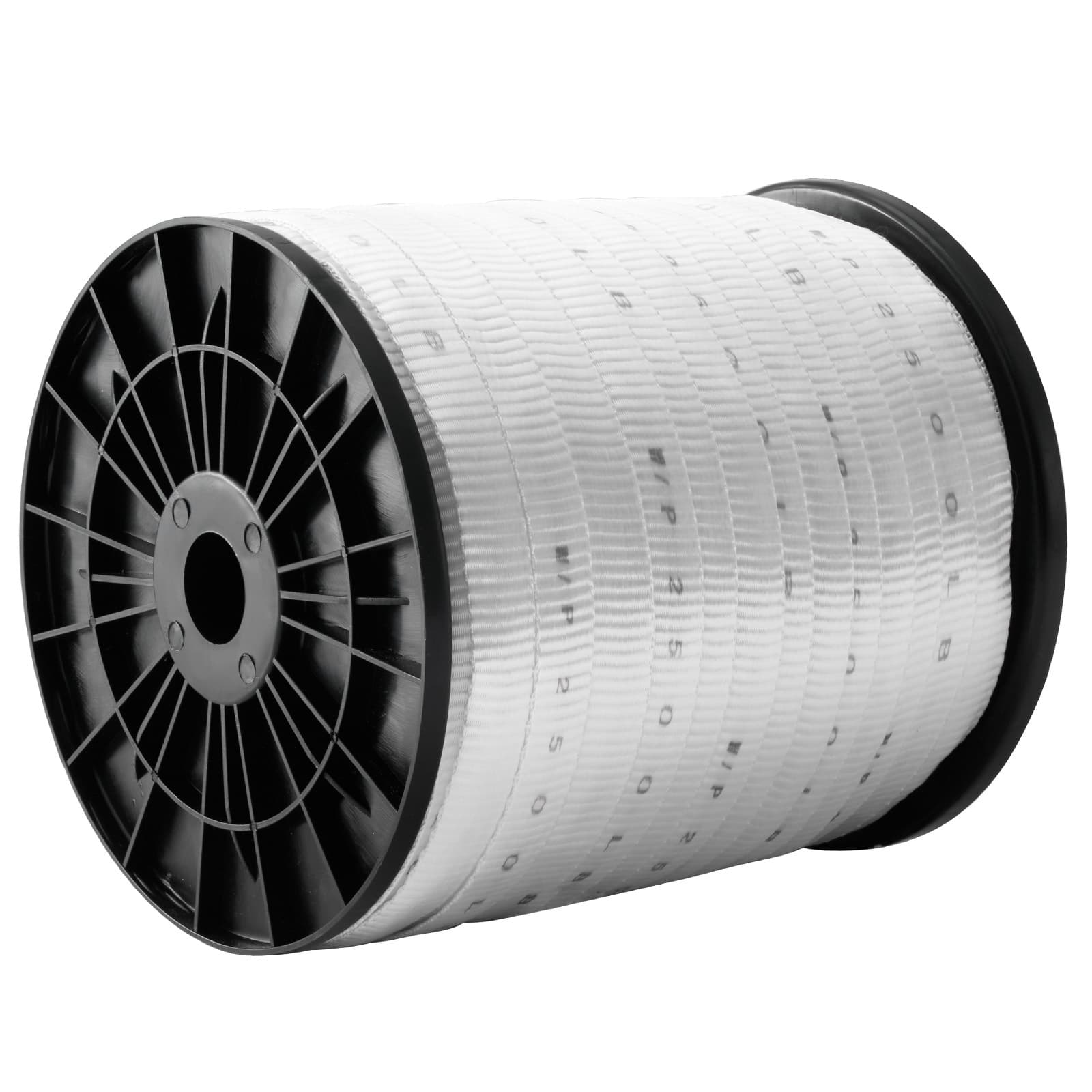 TEMU Vevor Polyester Pull Tape, 3/4" X 528' Mule Tape Flat Rope, 2500 Lbf Tensile Capacity, Printed Webbing Cable Pulling Tape For Packaging, Gardening, Commercial Electrical, Conduit Work, White