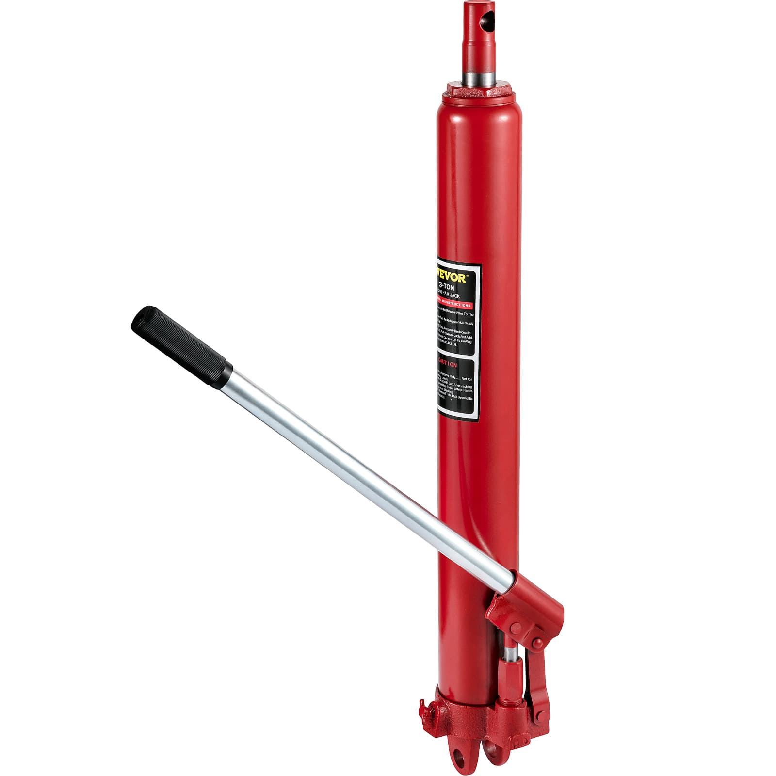 TEMU Vevor 3 Ton Long Hydraulic Jack Manual Single Pump Engine Lift