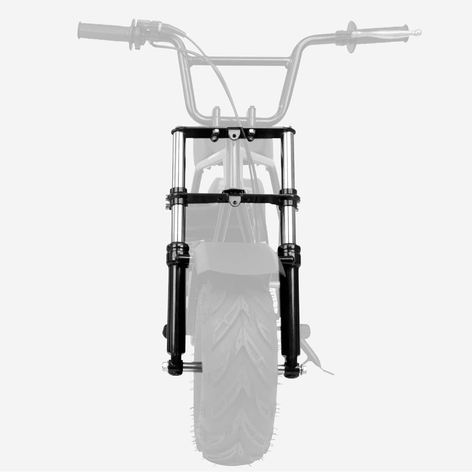 TEMU Frp Front Fork Suspension Kit For Mini Bike, Universal Mini Dirt Bike Shock Forks Set With Hydraulic System - & Durable, Compatible With 80cc To 105cc Mini Bike