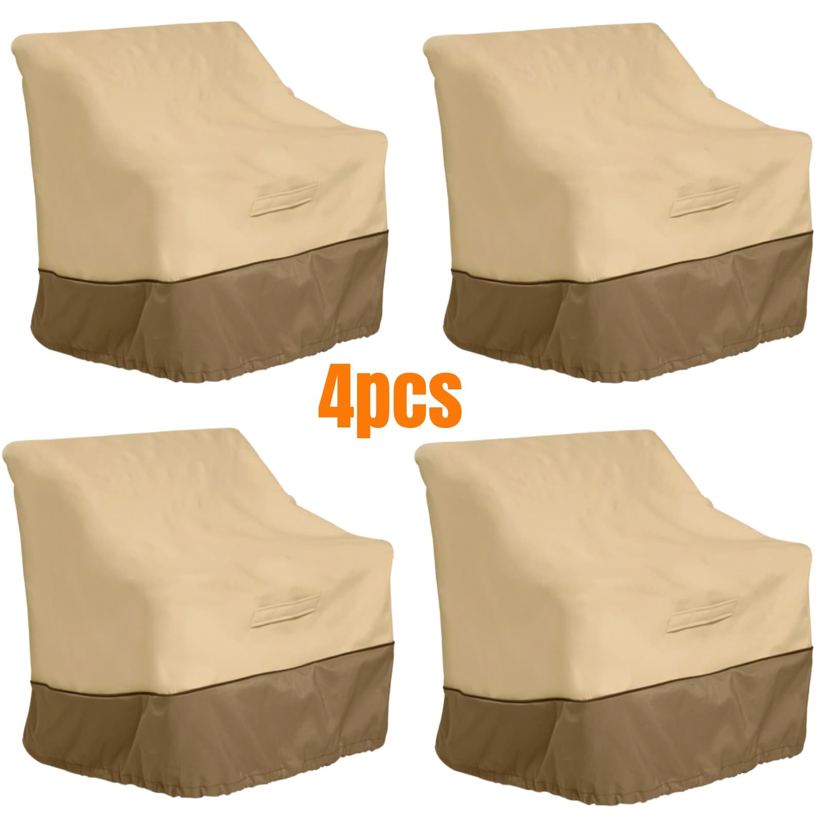 TEMU Heavy Duty , Waterproof Oxford Fabric With Pvc Coating, Dustproof Lawn Furniture Cover For Outdoor, Ideal For Garden And Veranda Use