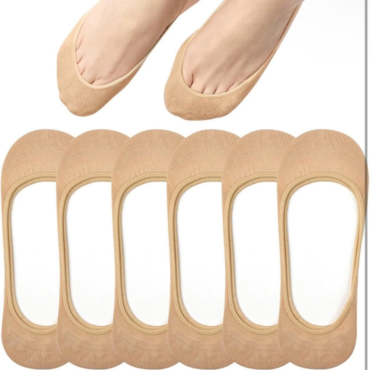 TEMU Low Cut Liner Socks Women No Show Non Slip Hidden Invisible For Flats Boat Summer