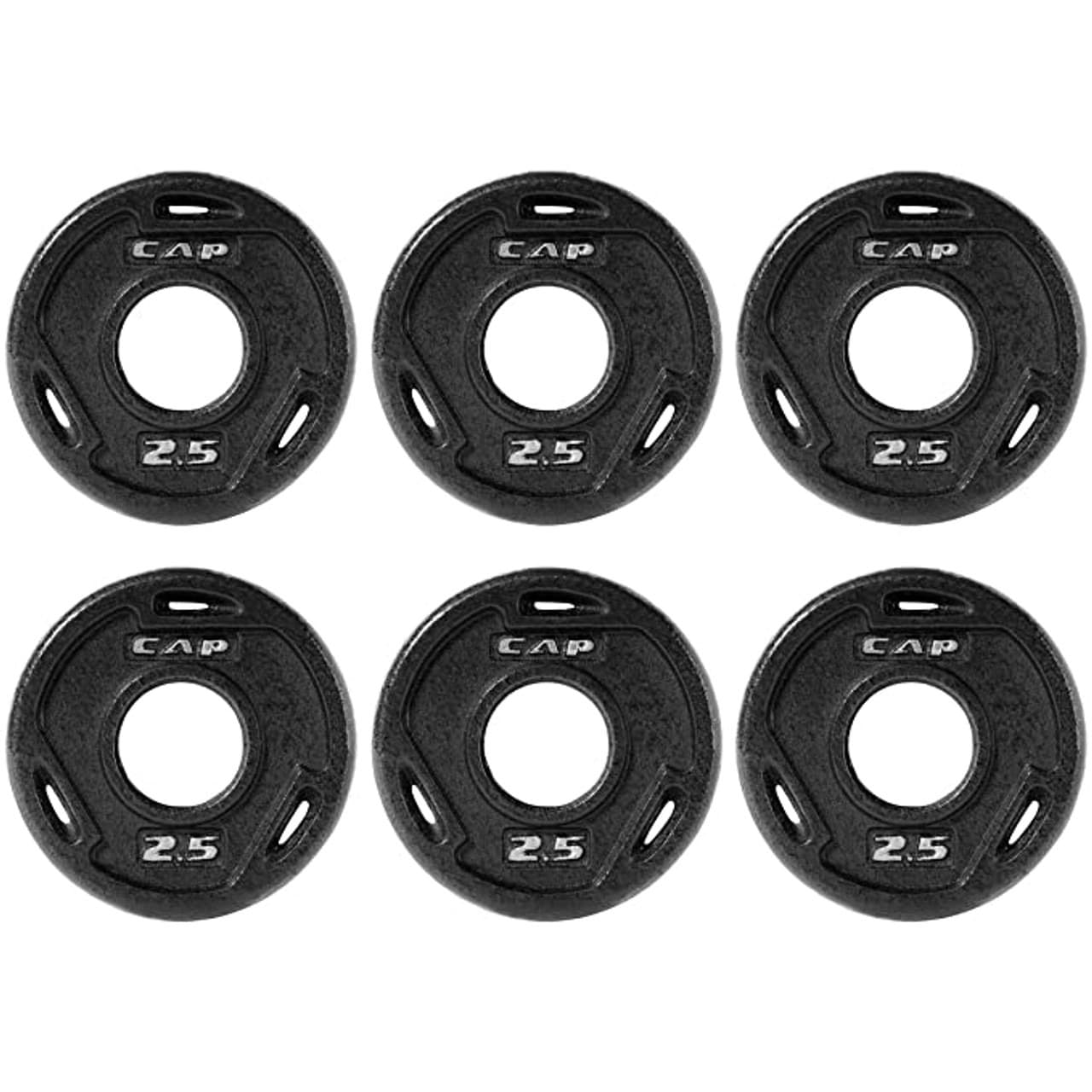 TEMU Cast Iron 2-inch For Strength Training, Muscle Toning & Crossfit - Multiple , 2.5lb (set Of 6)