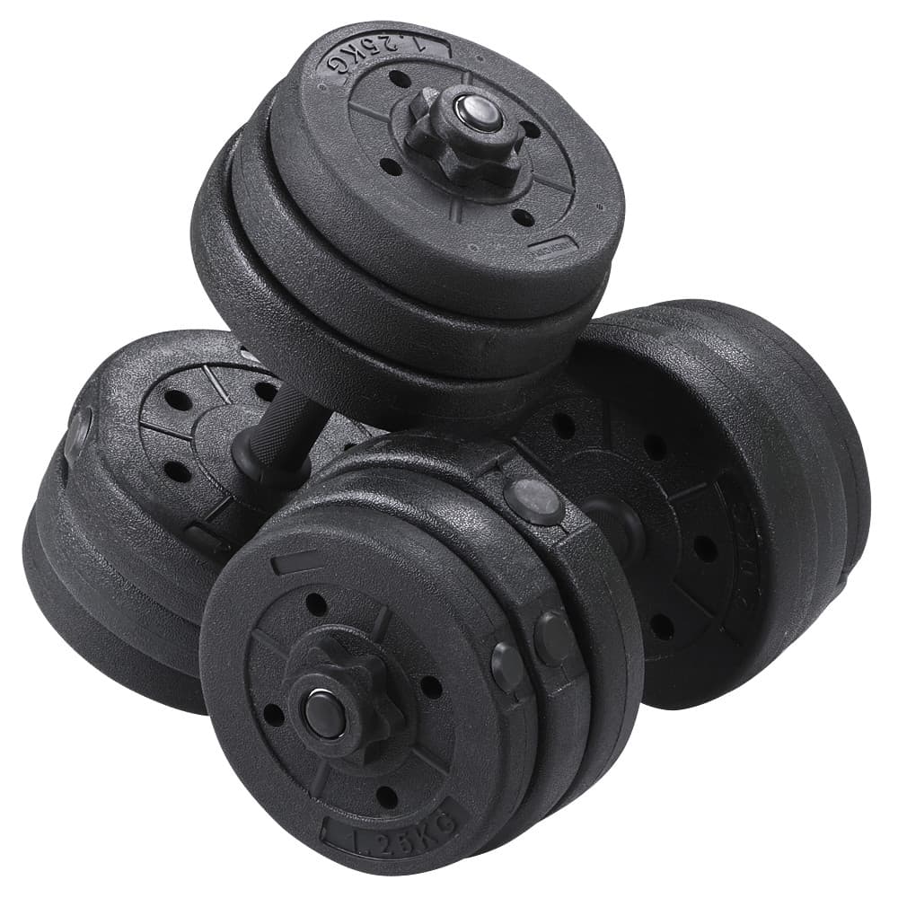 TEMU 44 Lbs (22lbs Pair) Adjustable Dumbbells Weight Set Exercise & Fitness Equipment W/ 4 Collars For Home Gym Strength Training