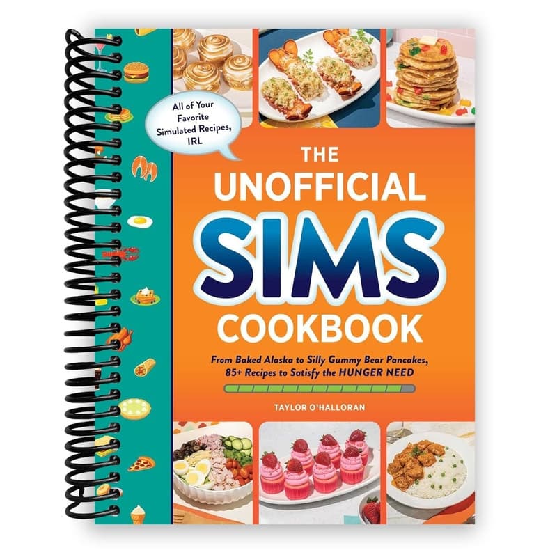 TEMU The Unofficial Sims Cookbook: From Baked Alaska To Silly Gummy Bear Pancakes, 85+ Recipes To Satisfy The Hunger Need (unofficial Cookbook Gift) (spiral-bound)