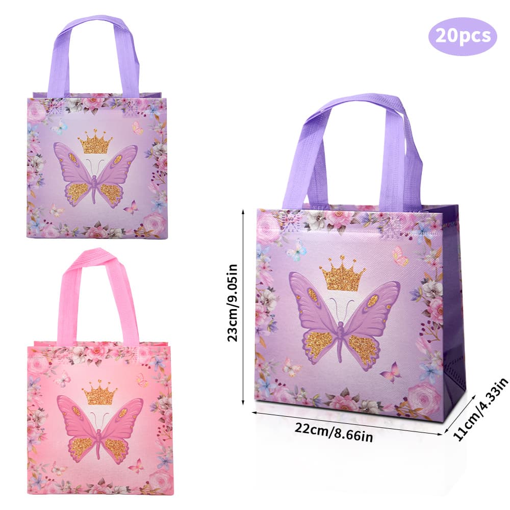 TEMU 20/40pcs Printed Gift Bags, Pattern Gift Bags, Portable Candy Packaging Bags, Birthday Party Decorations, Holiday Gift Bags, Suitable For Family Holiday Party Gift Packaging Valentine's Day