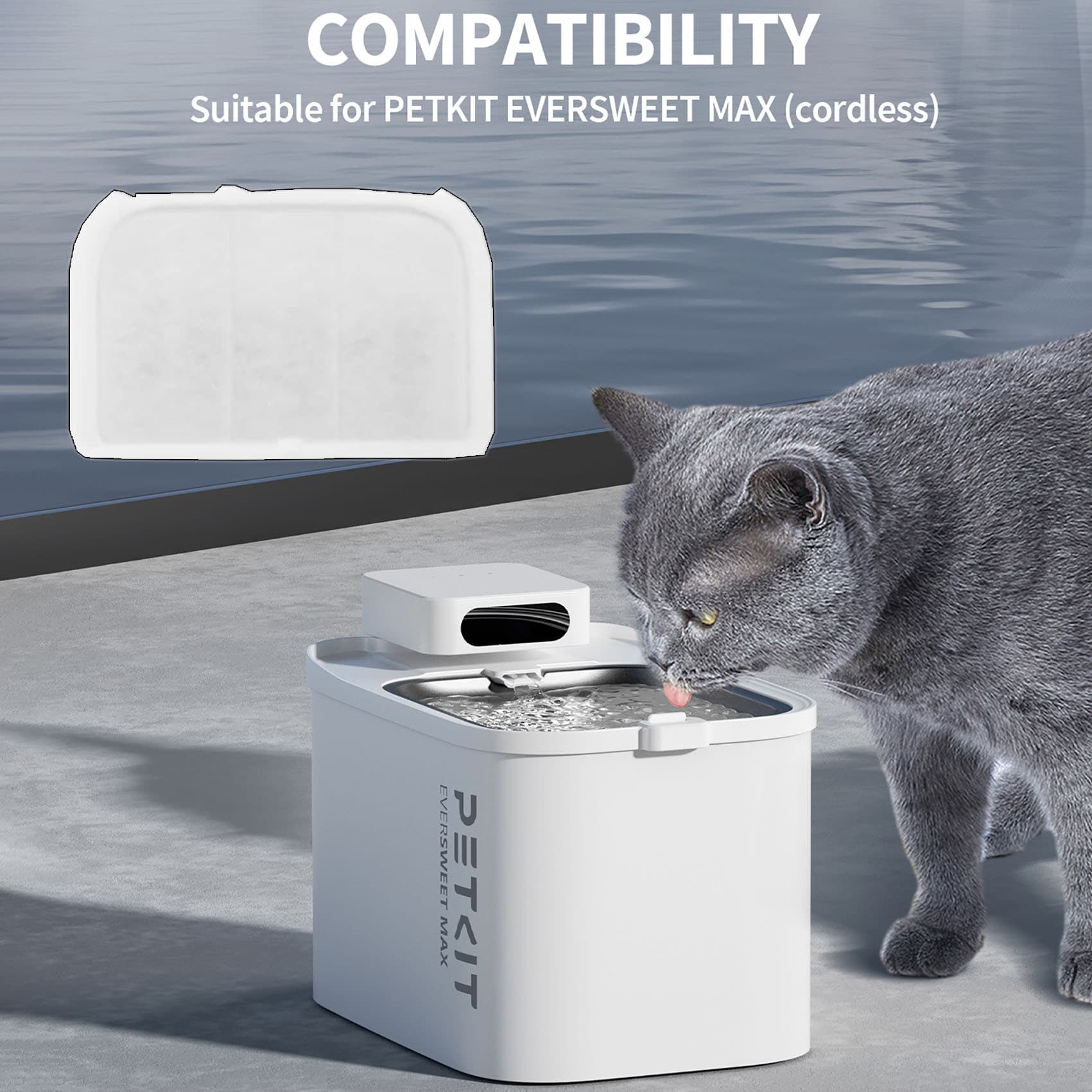 TEMU Petkit Cat Water Fountain Filter, Filter Element Water Dispenser For Cats And Dogs, Filters Impurities, Use On Dispensers