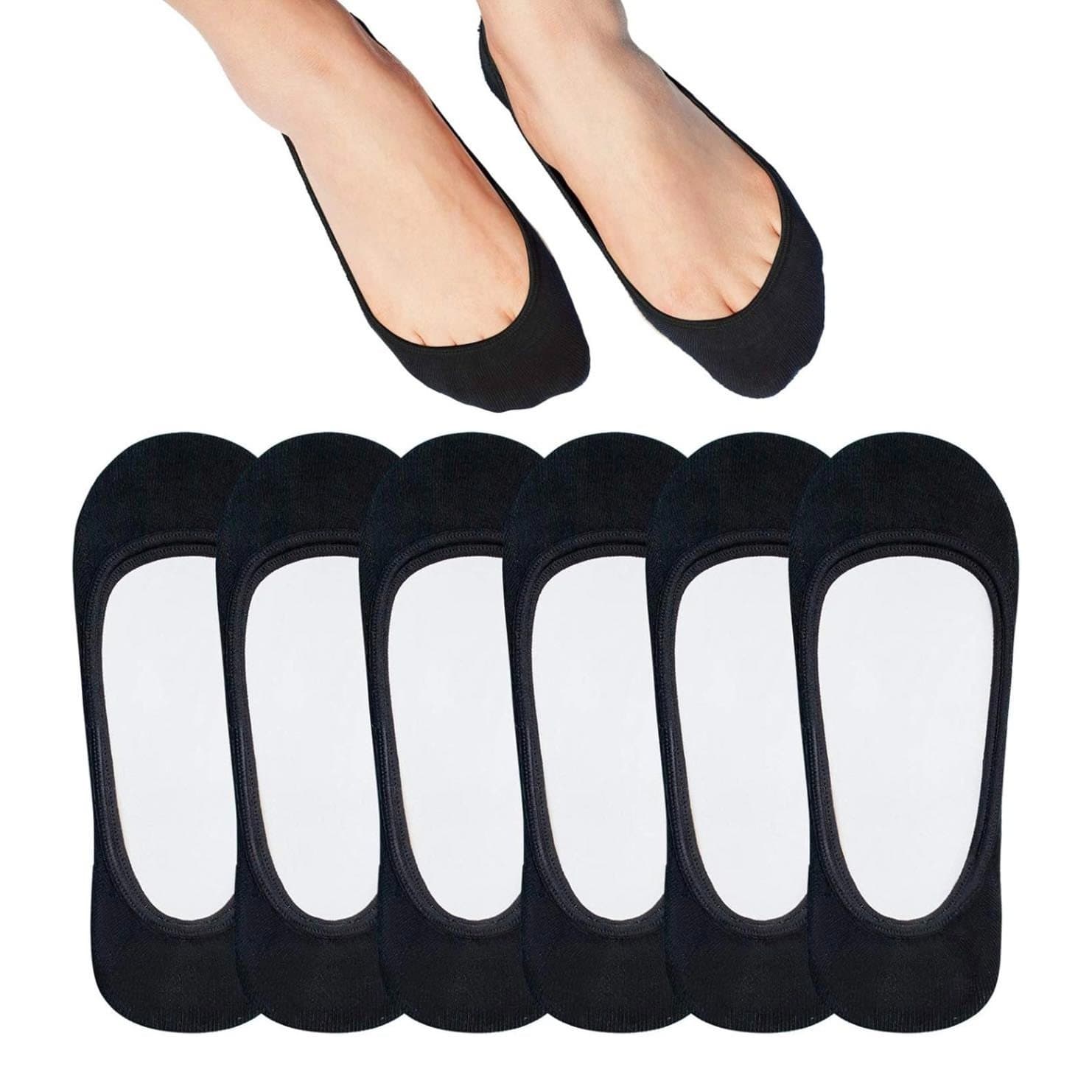 TEMU Ultra Low Cut Liner Socks Women No Show Non Slip Hidden Invisible For Flats Boat Summer