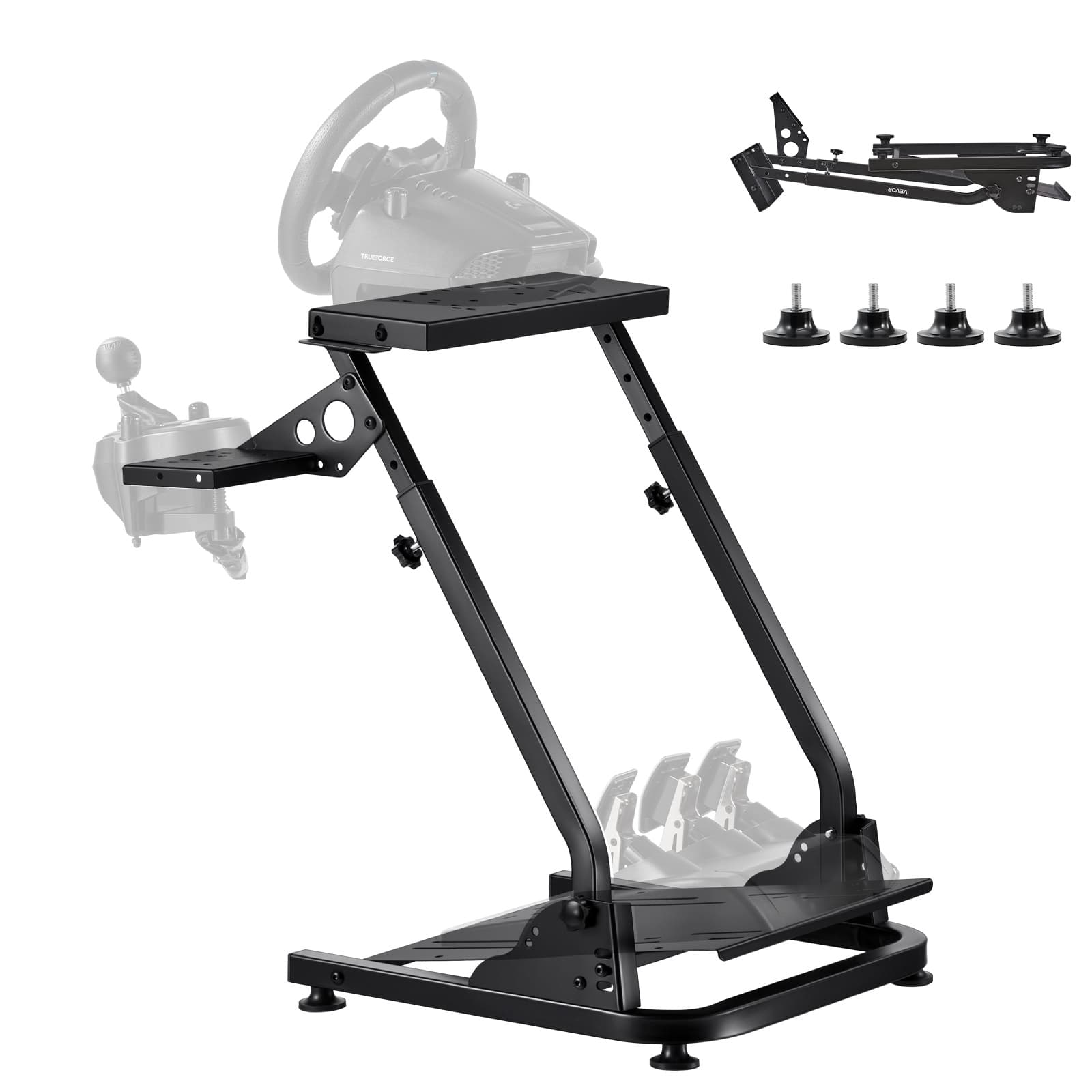 TEMU Vevor Racing Wheel Stand Simulator Cockpit Foldable For G27