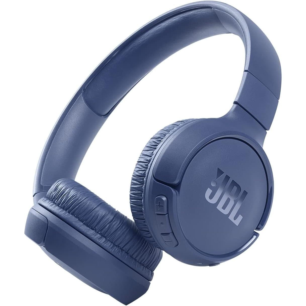 TEMU Tune 510bt Wireless On-ear Headphones – Bluetooth 5.0, Pure Sound, 40h With , Lightweight Foldable Design, Calls & Support – Blue