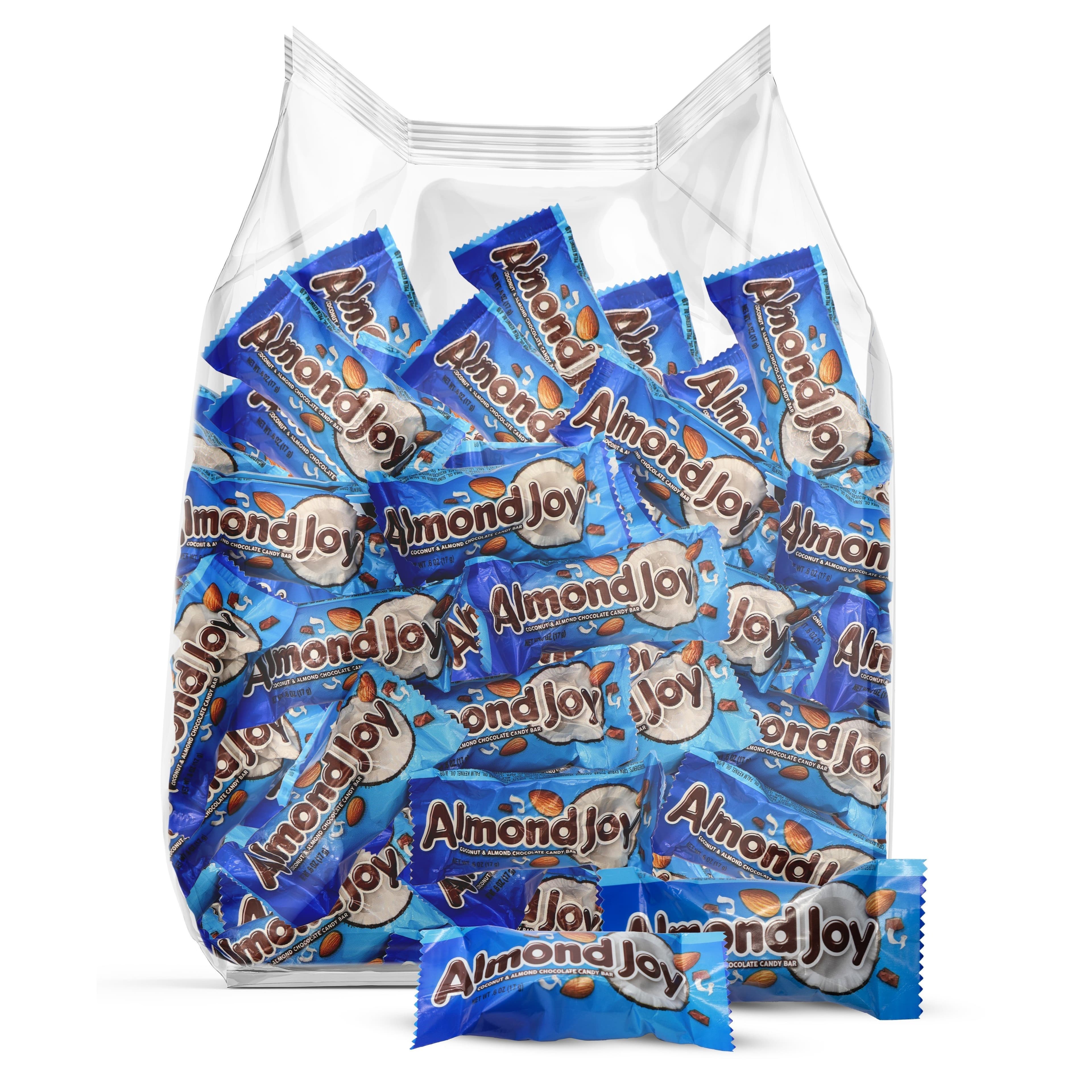 TEMU Almond Joy Snack Size Chocolate Candy Bars - 2 Pound Bulk Chocolate Candy, Individually Wrapped With Coconut And Almond, Perfect For Parties, Holidays, And Sharing