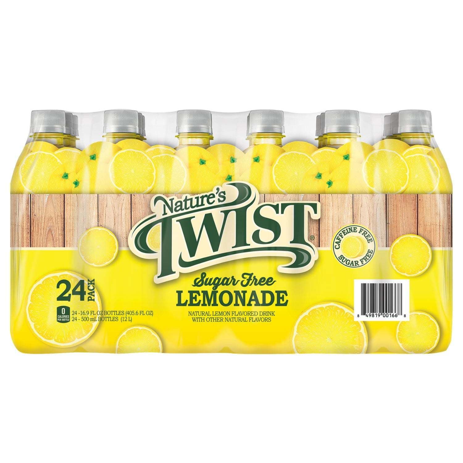 TEMU 24 Ct. Nature's Twist Sugar Free Lemonade 16.9 Fl. Oz.