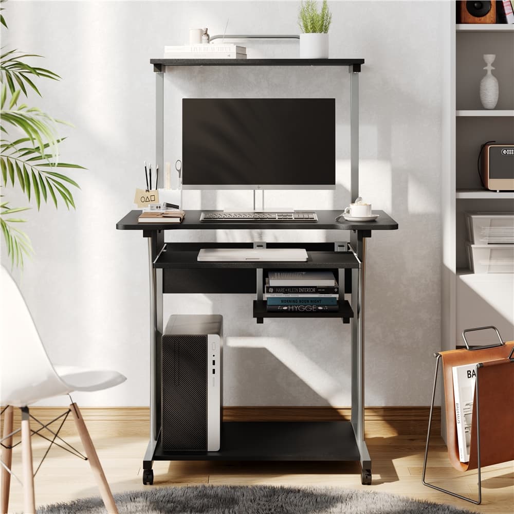 TEMU Computer Tiers Computer Desk Portable Laptop Desk Computer Tower Shelf Multiple Layer Computer Desk For Home Office, School