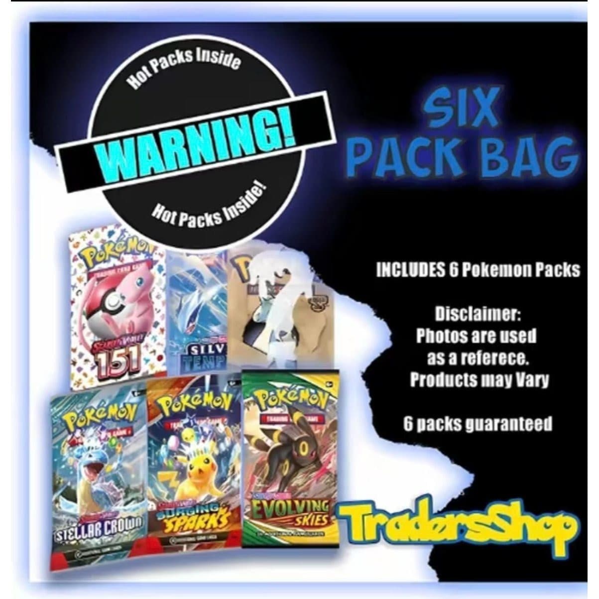 TEMU 6 Pack Bags Random