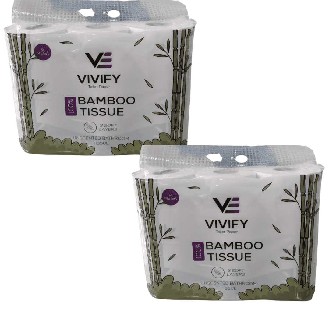 TEMU Bamboo Toilet Paper - 12 Rolls