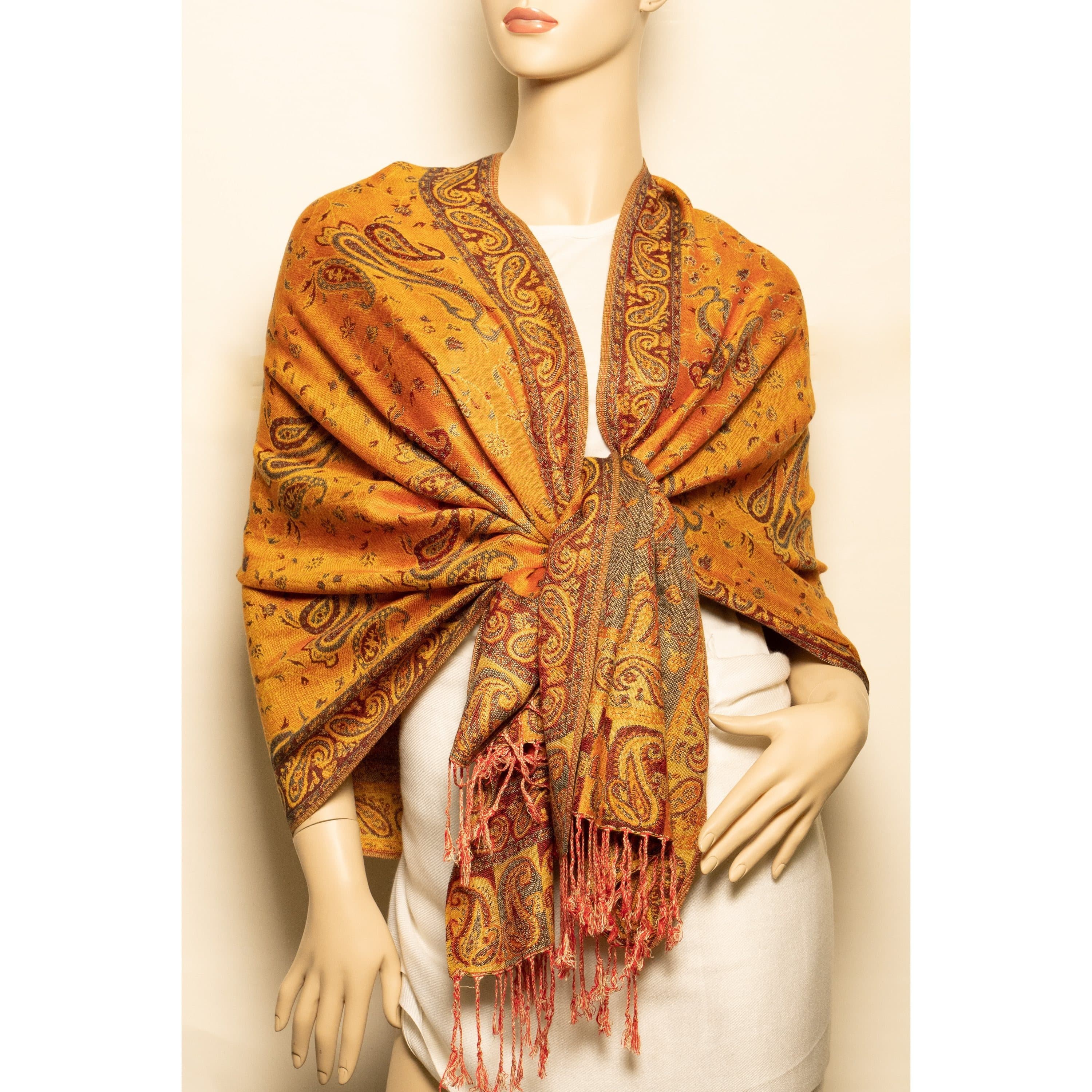 TEMU Reversible Paisley Pashmina