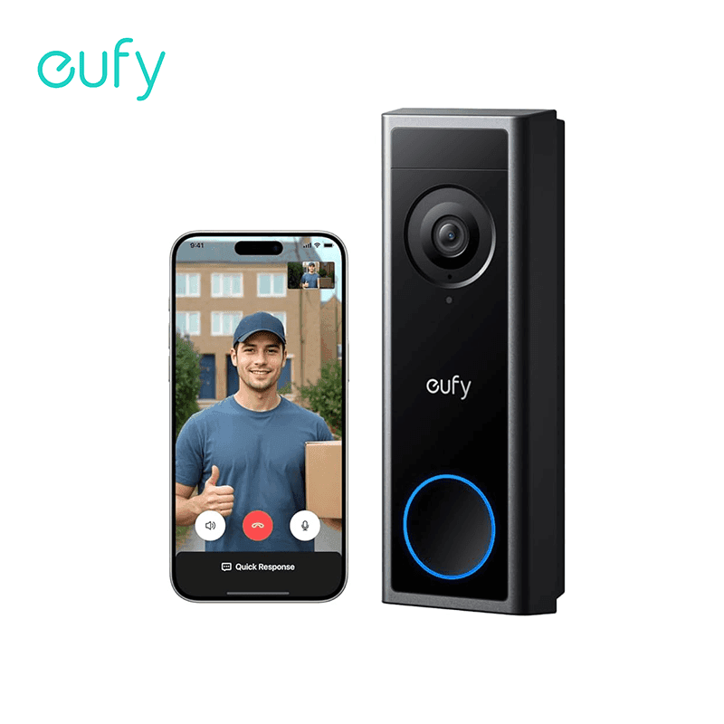 TEMU Video Doorbell C30, Battery Powered, 2k Fhd, 16:9 Expanded View, , Ring Call, Human And Motion Detection, S380 Compatible, No Monthly Fee (refurbished)