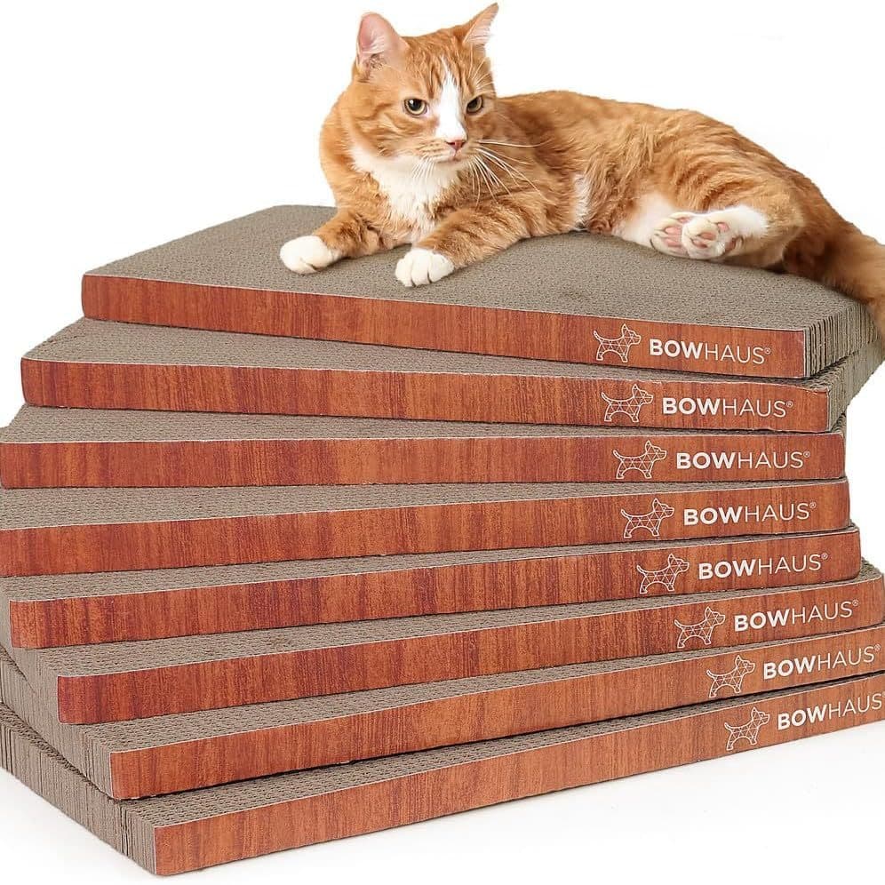 TEMU Cat Scratcher Lounger, Reversible Scratcher, & Long-lasting, Large Cat Scratching Pad, Cat Scratching Board, Scratch Pad For Indoor Cats