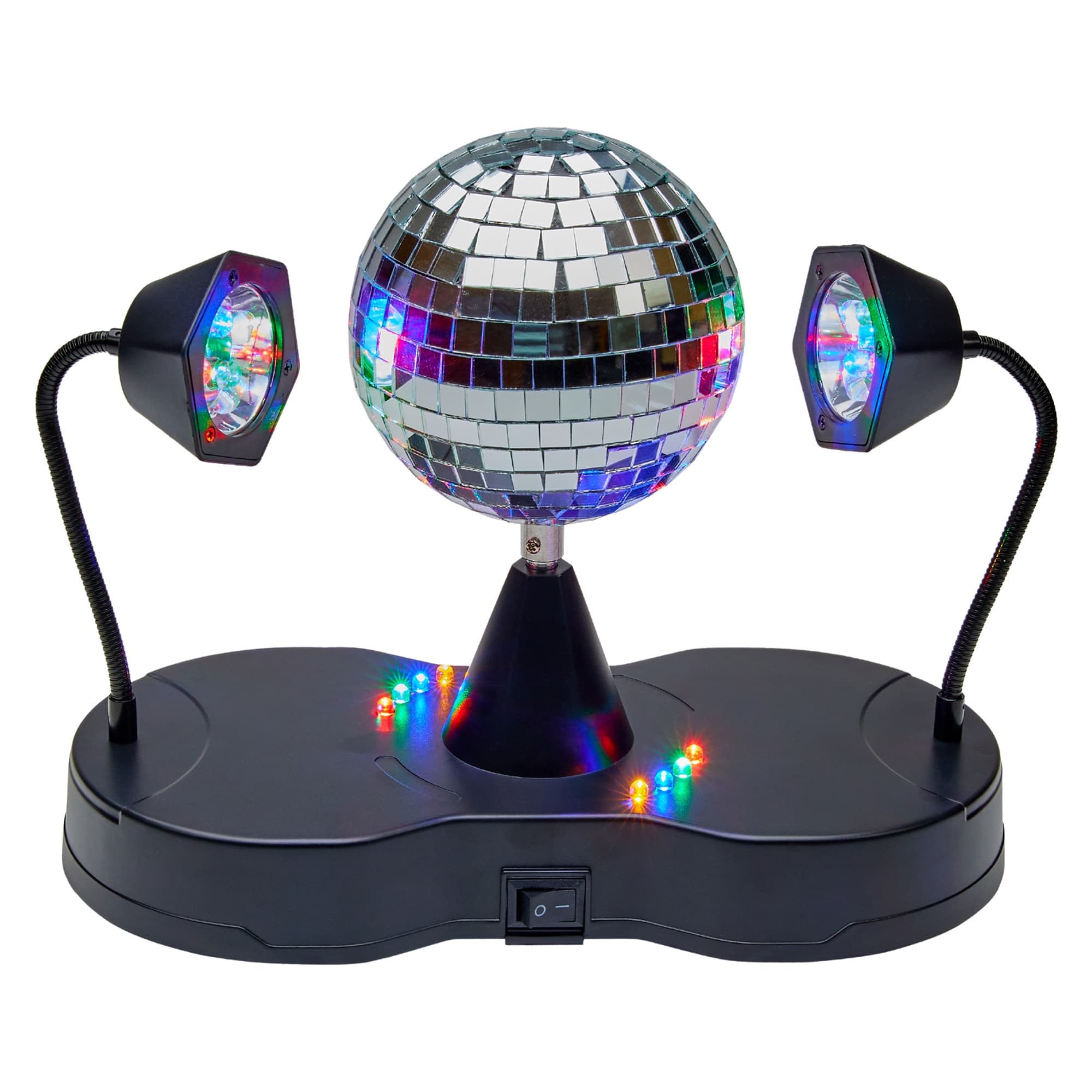 TEMU Rotating Disco Ball - Led Revolving Disco Ball With Movable Strobe Lights For Disco Party Decor, Mirror Lights Party, Mini Lava Lamp Alternative