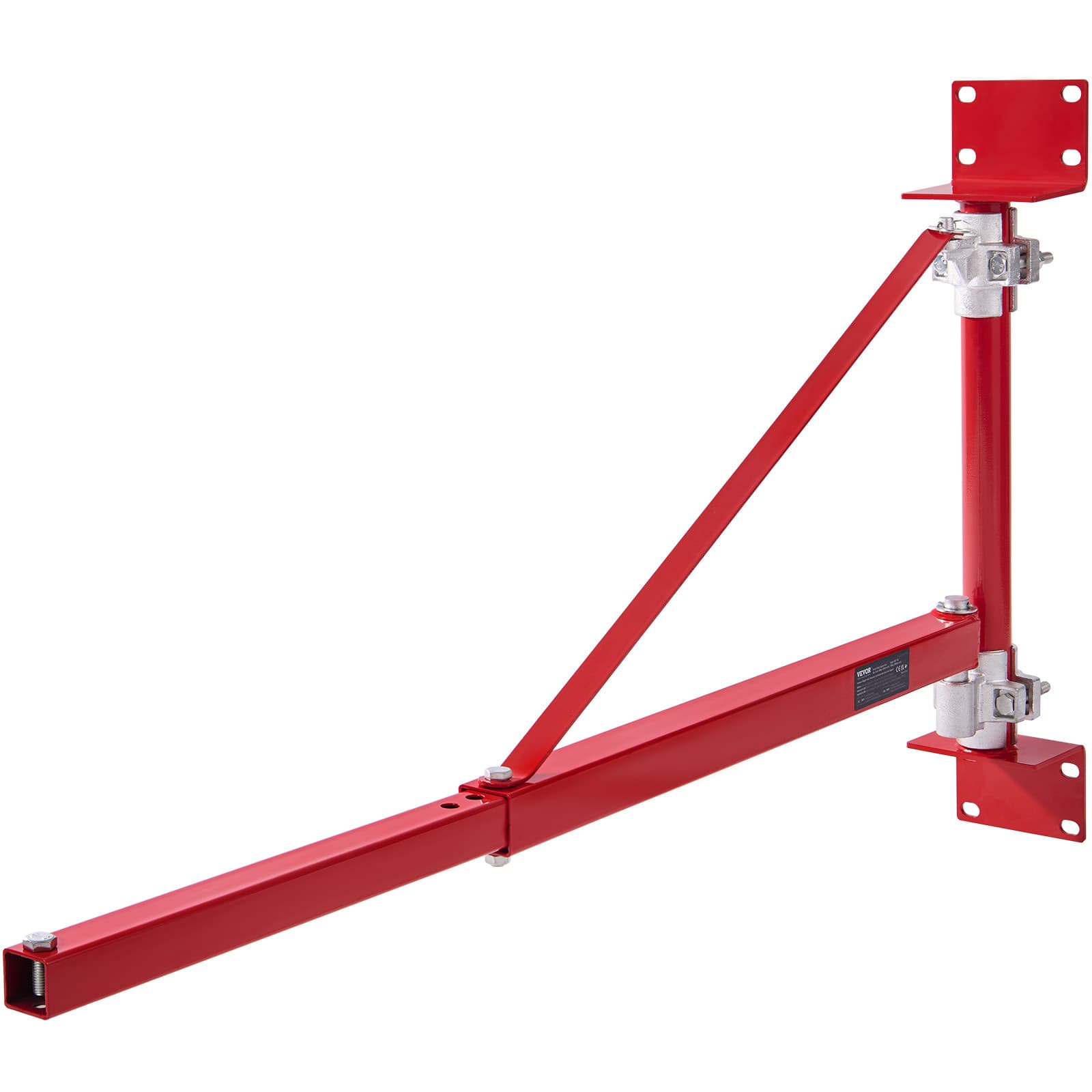 TEMU Vevor Electric Hoist Support Arm, 660/1320 Lbs Capacity, Electric Hoist Holder Swing Arm With Pole, Steel Hoist Frame, 180° Swivel Hoist Lifting Arm, Winch Hoist Arm For Workshop, Garage