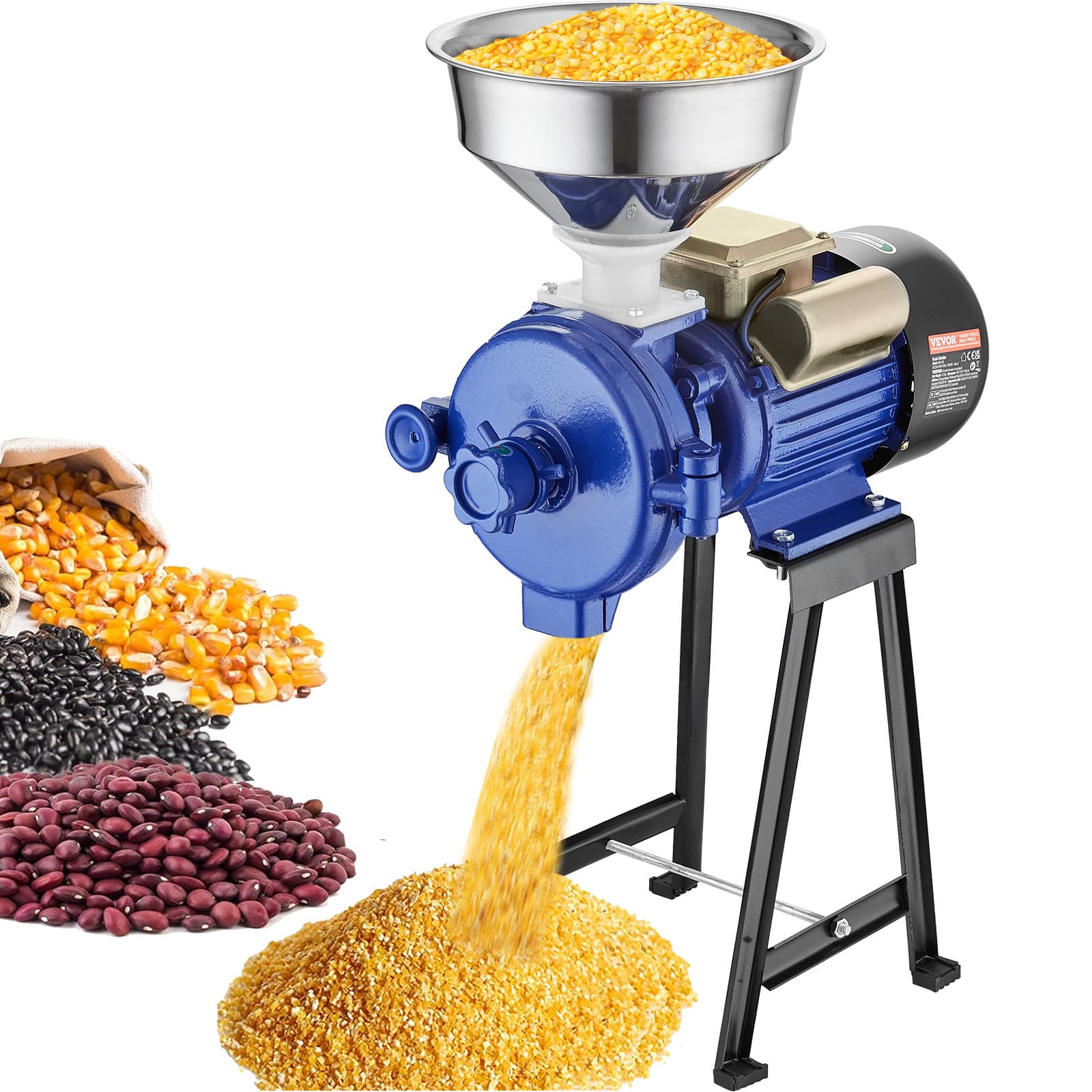 TEMU Vevor 3000w Electric Grain Grinder Corn Cereal Mill Dry Grinder