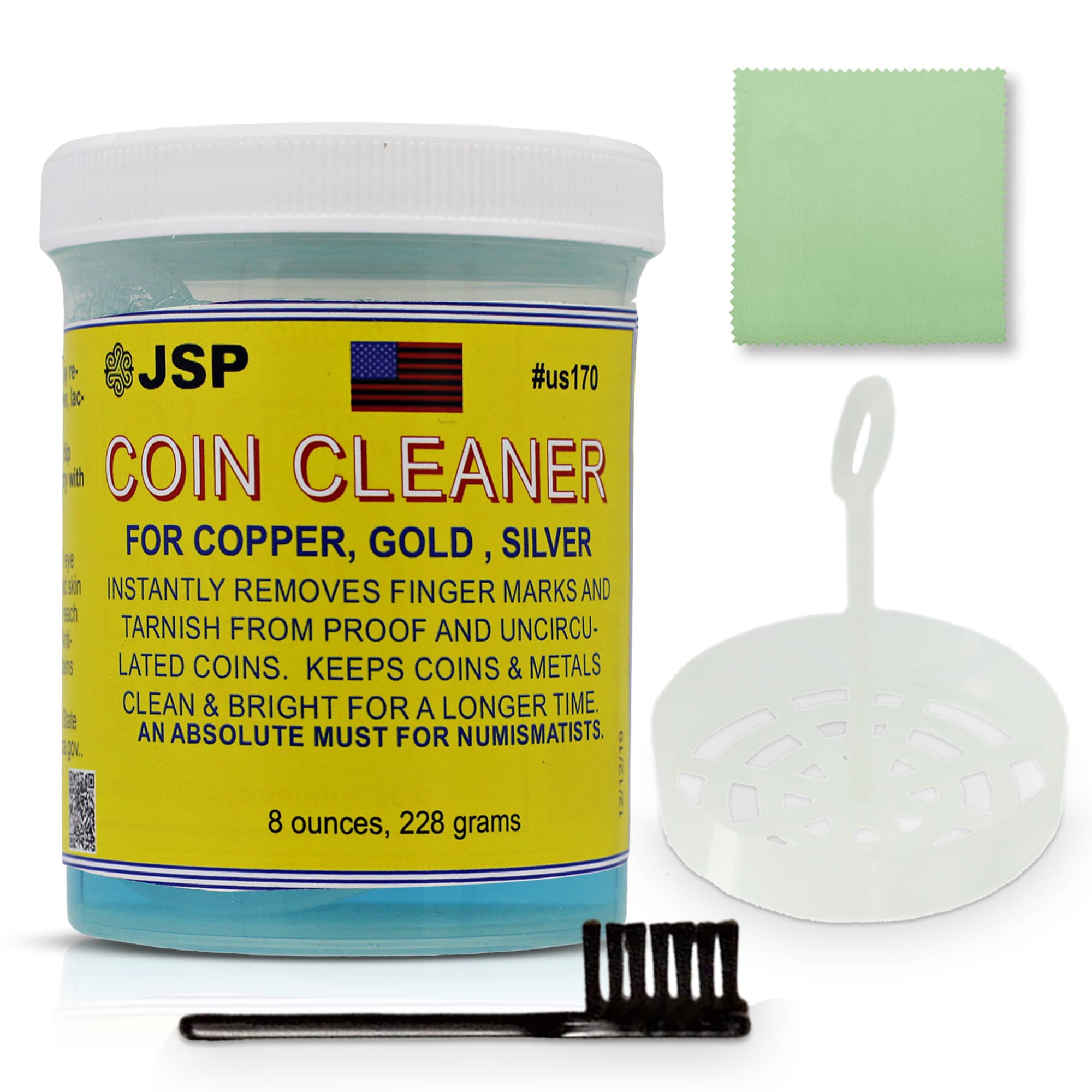 TEMU Jsp Cleaner 8oz – Cleans Silver, Gold, Copper & Jewelry – Tarnish Remover & Shine Restorer