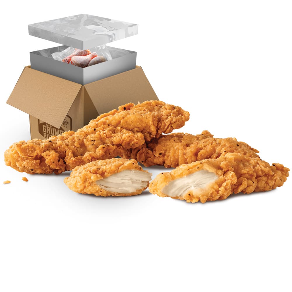 TEMU Grumpy Butcher Premium Breaded Chicken Breast Tenderloins, 5 Pounds (pack Of 1) - Ready To Cook Natural Chicken Tenders - Premium Poultry Breed No Antibiotics & Hormones