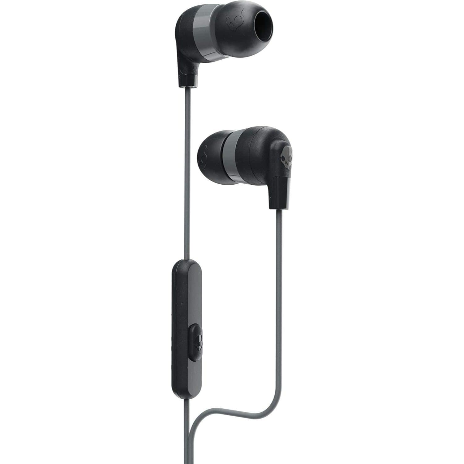 TEMU Skullcandy + Wired Earbuds With 3.5mm Plug, Noise Isolating Fit, Built-in Microphone Call And , Ear Gel Sizes Included, Convenient For Travel - Black