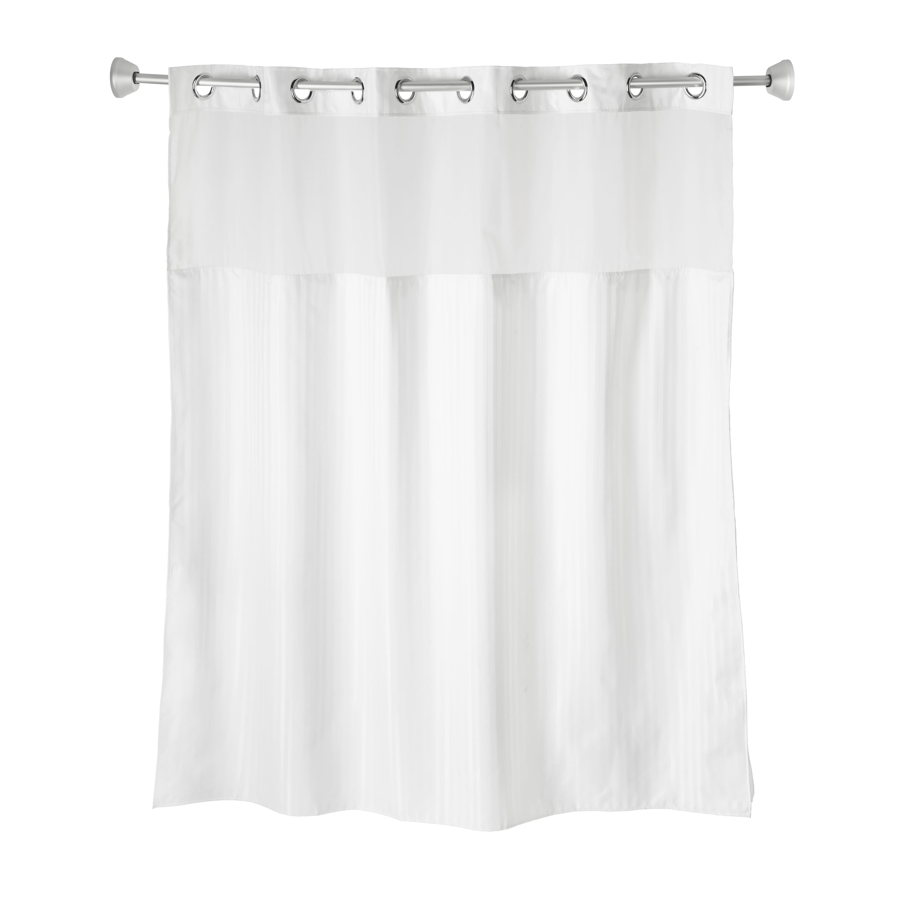 TEMU Hook-free Shower Curtain - 71x77 Inches, Waterproof, , For Easy Bathroom Makeover, Durable & Low Maintenance Essential