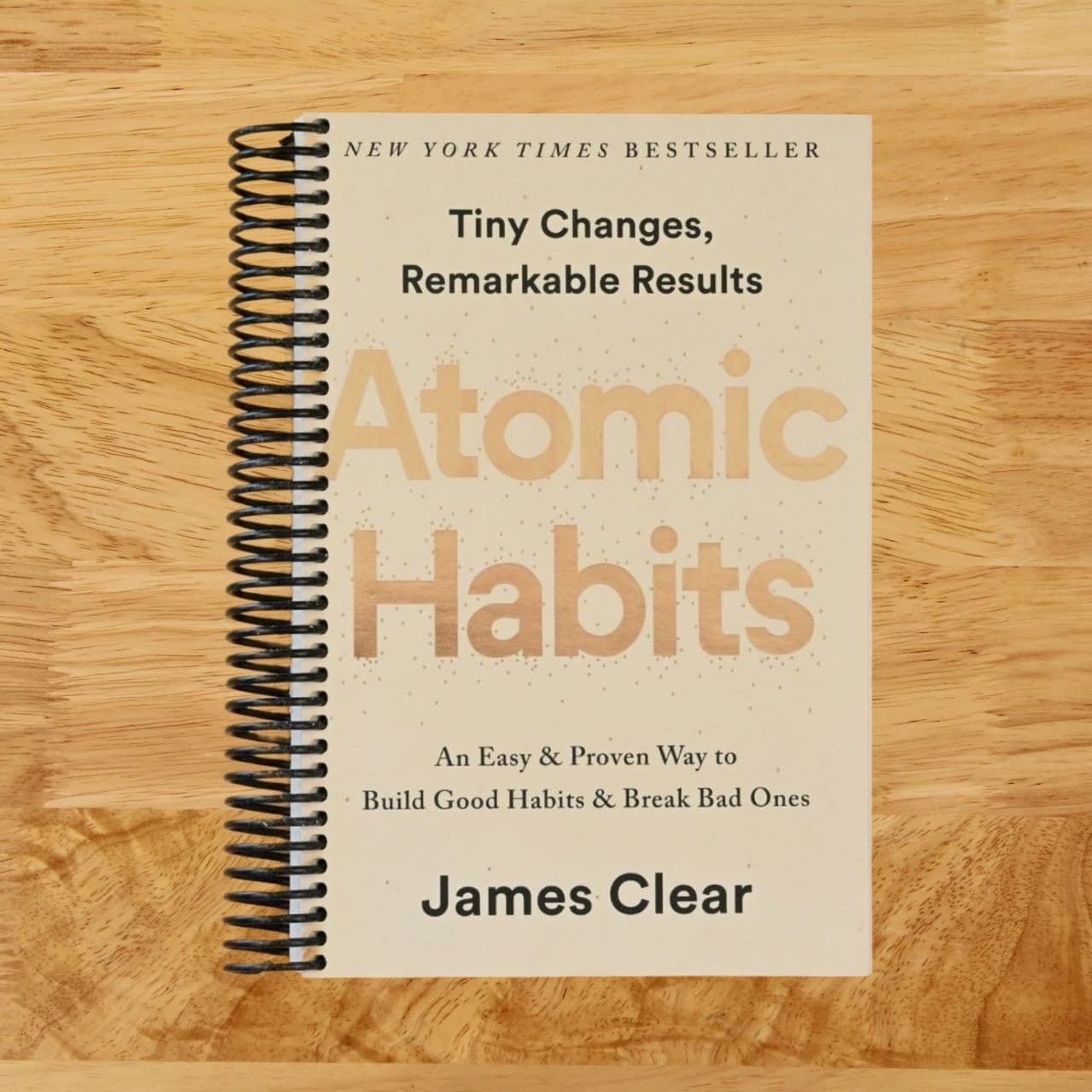 TEMU Atomic Habits (spiral Bound)