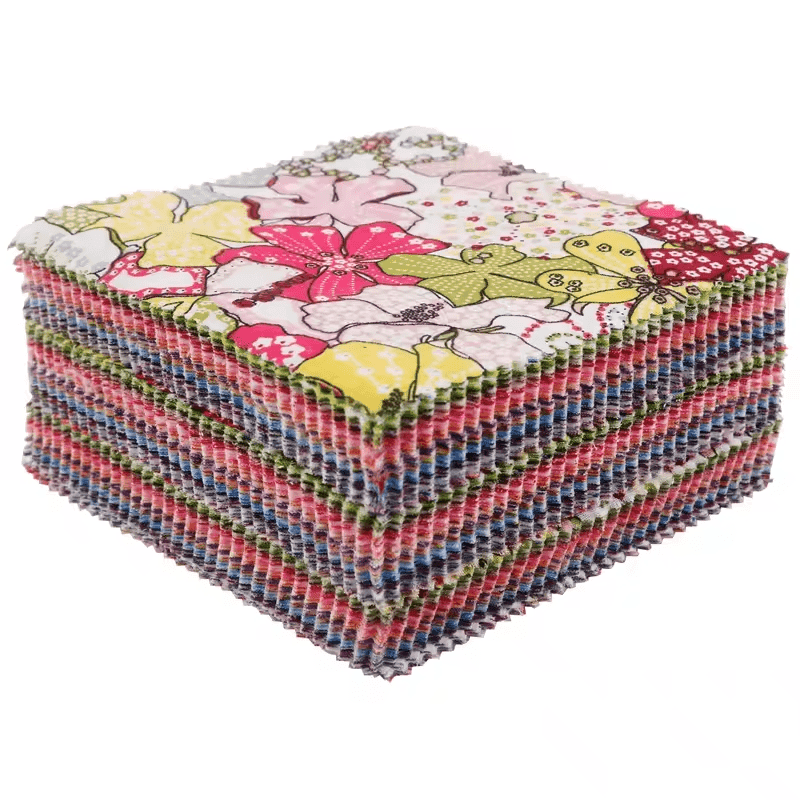 TEMU 【new Style】5×5 Inch Cotton Fabric, Diy Sewing Material, Used For Diy Handmade Sewing Clothing Accessories, Christmas Gifts, Diy Handmade Crafts