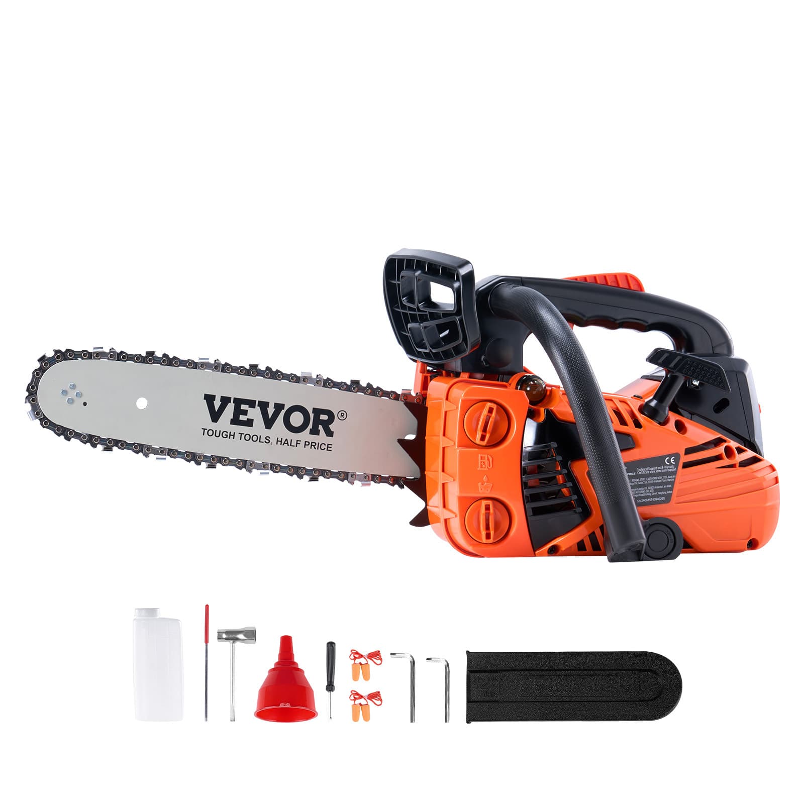TEMU Vevor 25cc 12" Gasoline Chainsaw Gas Powered Wood Cutting Engine Gas Chain Saw