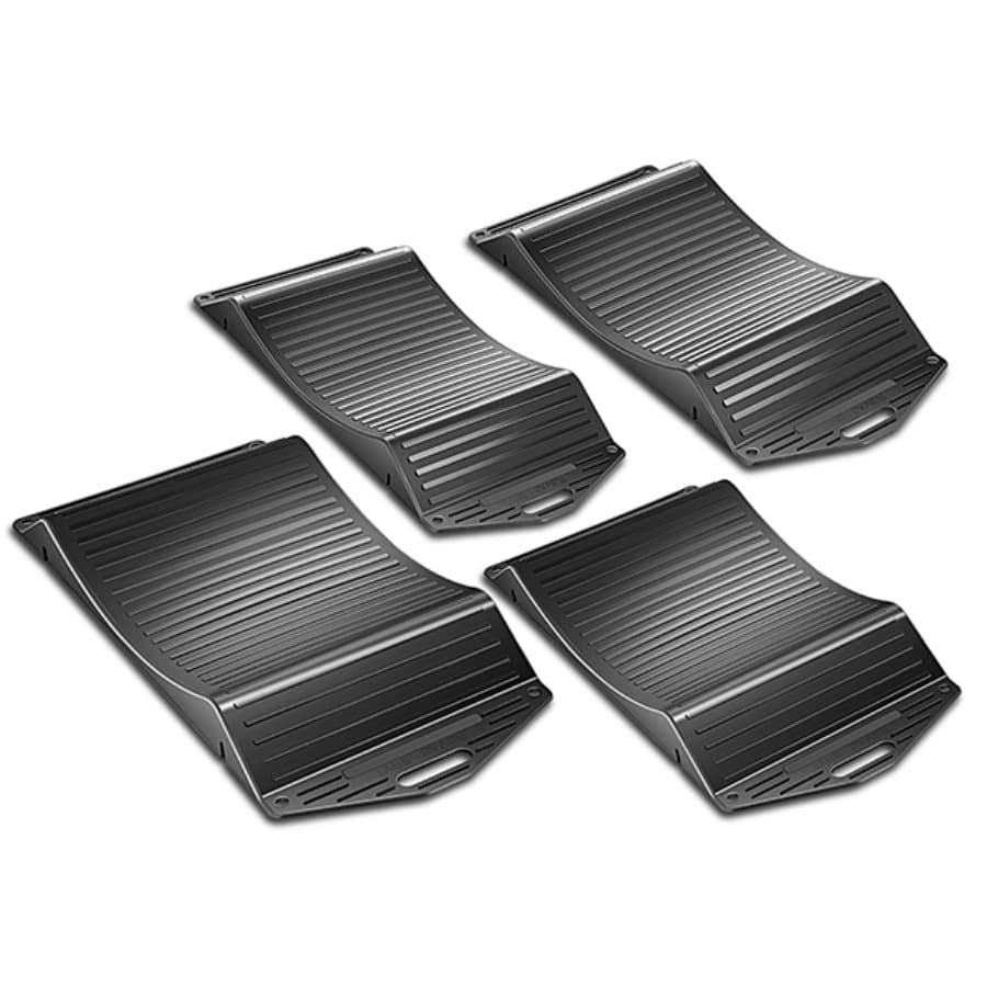 TEMU Set Of 4 Premium Ramps - Anti-slip Hard For Flat Spot And Flat Tire Prevention, Easy-to-carry Tire Savers Ramps