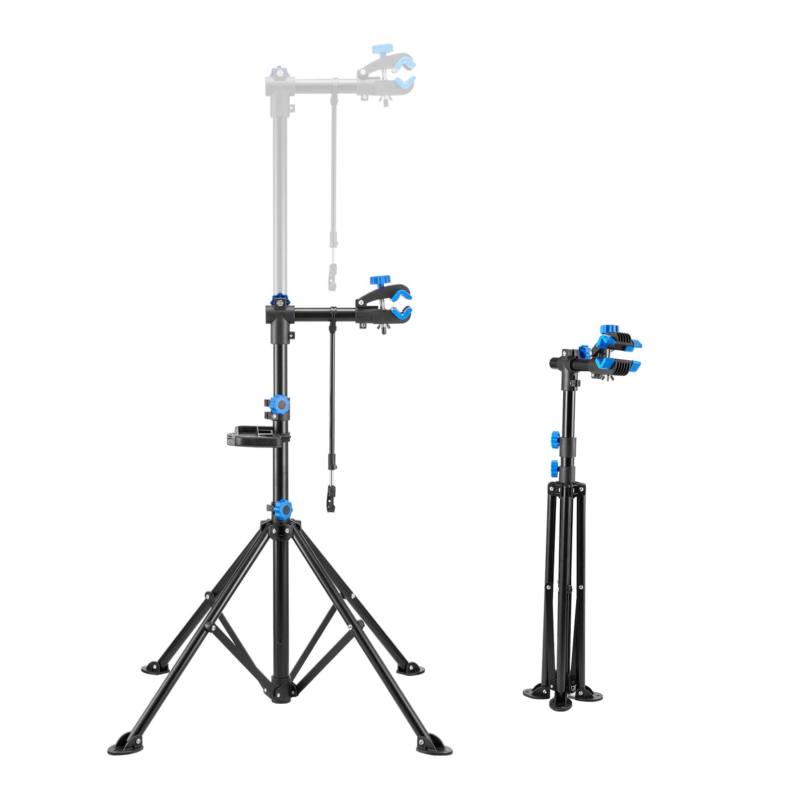 TEMU Vevor Bike Repair Stand 66/88 Lb Adjustable Bicycle Maintenance Rack With Tool Tray
