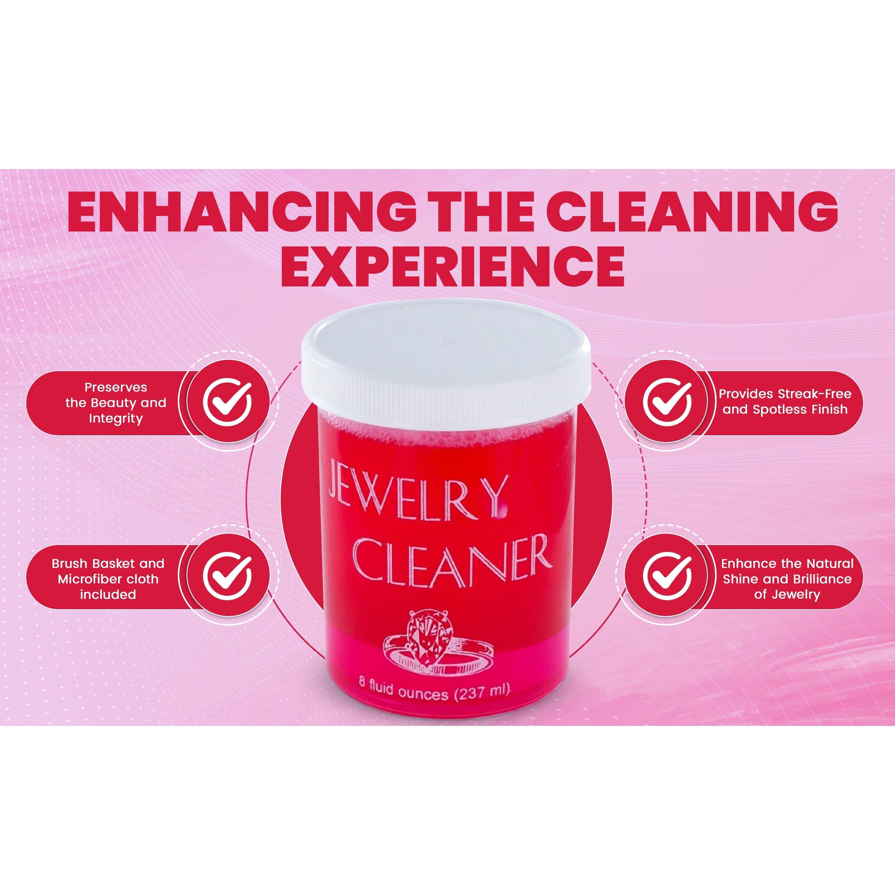 TEMU Jsp Cleaner 8oz – Cleans Silver, Gold, Copper & Jewelry – Tarnish Remover & Shine Restorer