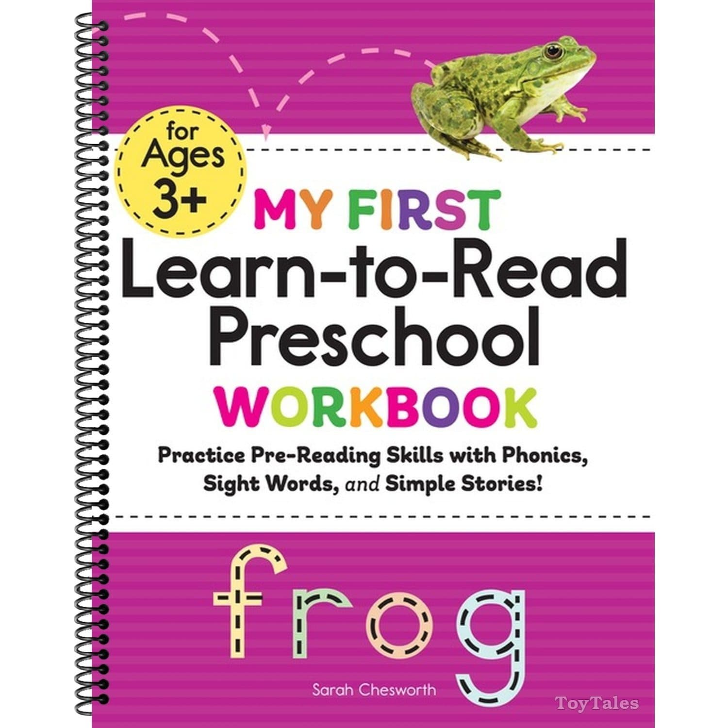 TEMU My First Learn-to-read Preschool Workbook: Practice Pre-reading Skills With Phonics, Sight Words, And Simple Stories! (my First Preschool Skills Workbooks) Spiral-bound