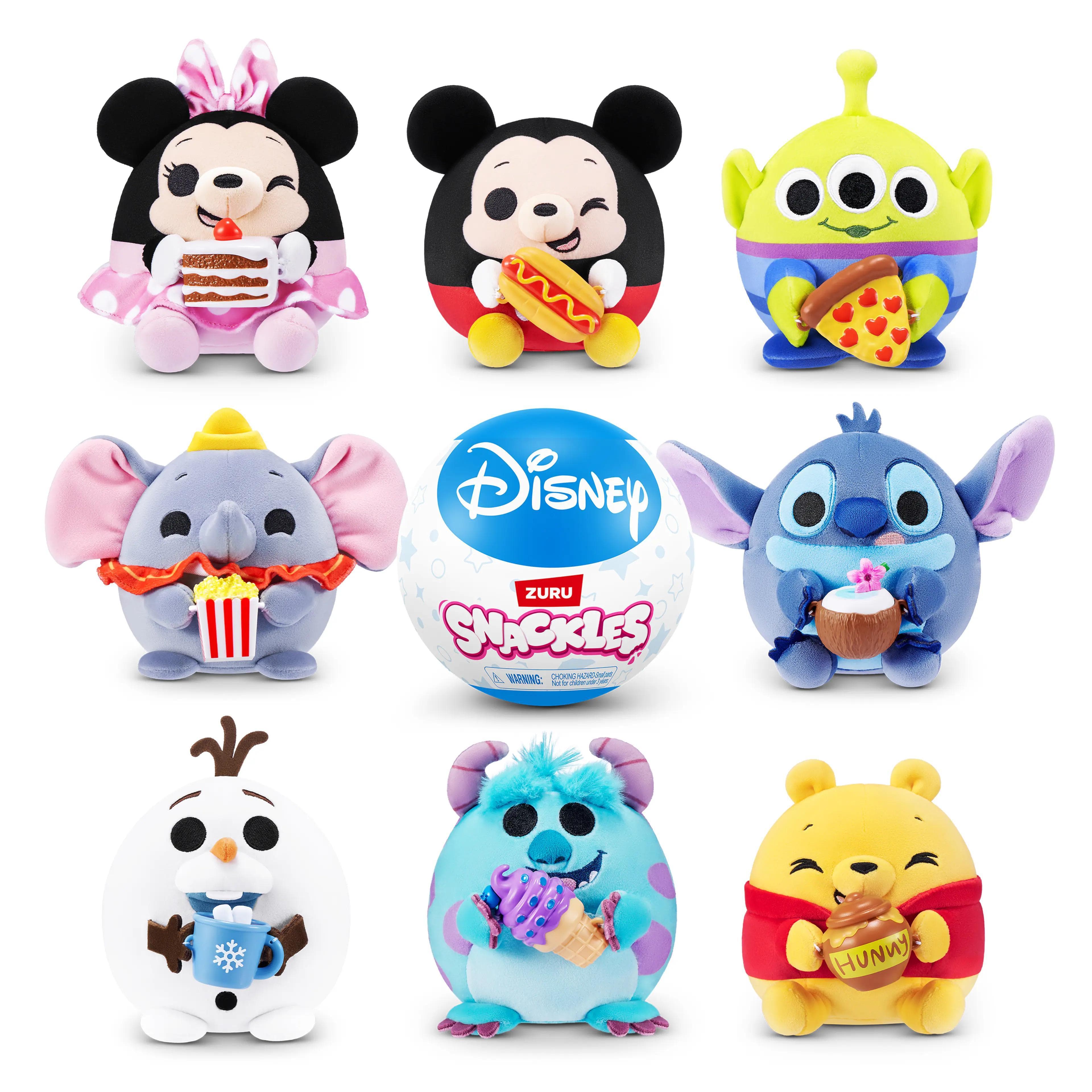 TEMU 1 Pc 5 Inch Plush , Cute, Soft Plush With Snack Accessory, Super Soft Plush, Novelty Toy, Birthday Gift, Christmas Favors For Kids, Adults