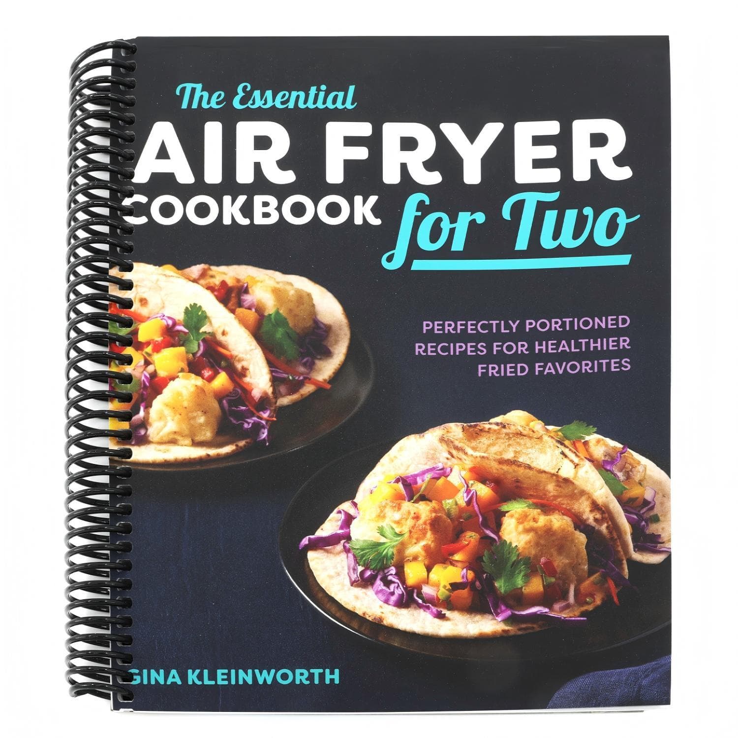 TEMU The Essential Air Fryer Cookbook For Two: Perfectly Portioned Recipes For Healthier Fried Favorites (spiral-bound)