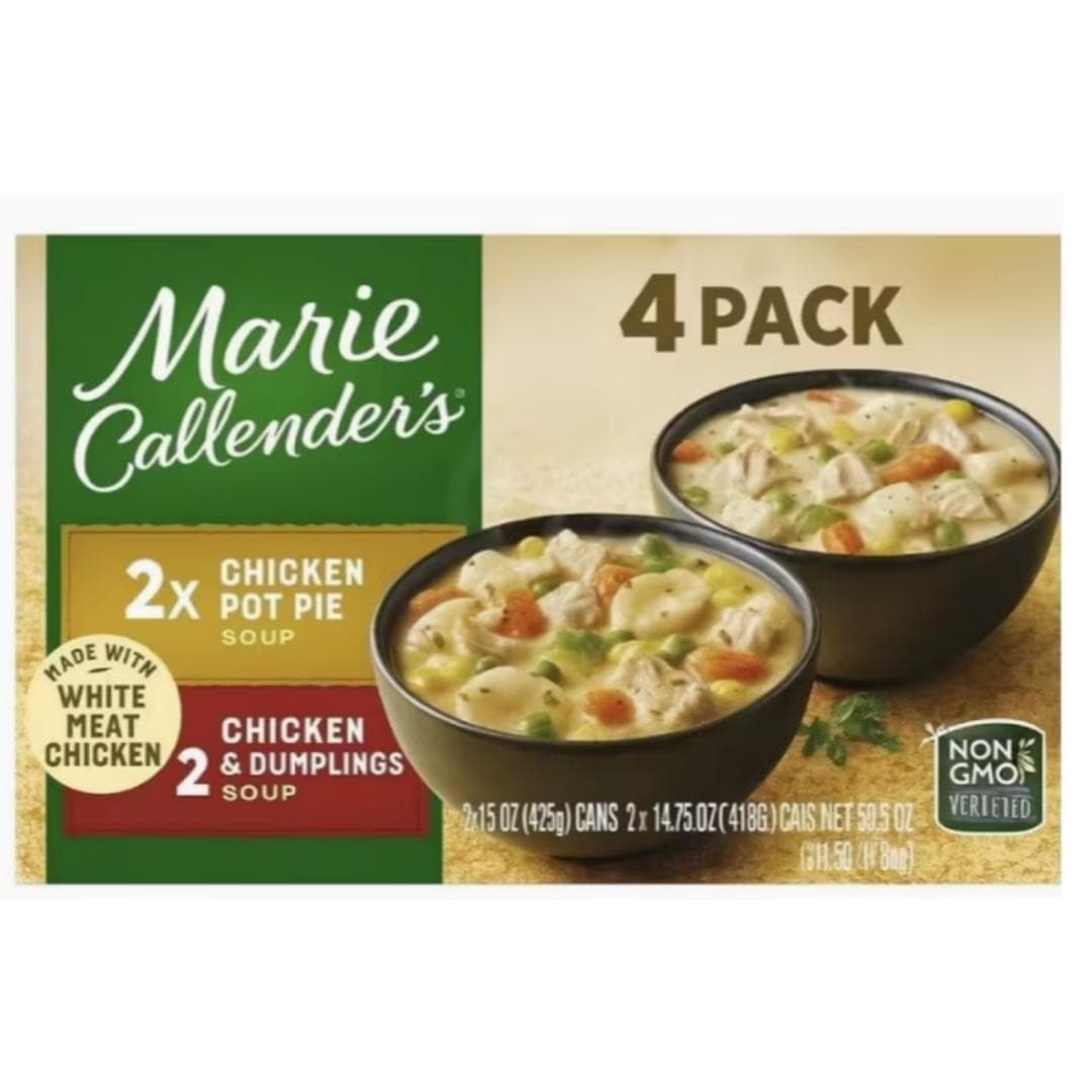 TEMU Marie Callender's Chicken Variety Pack Soup 4 Ct.