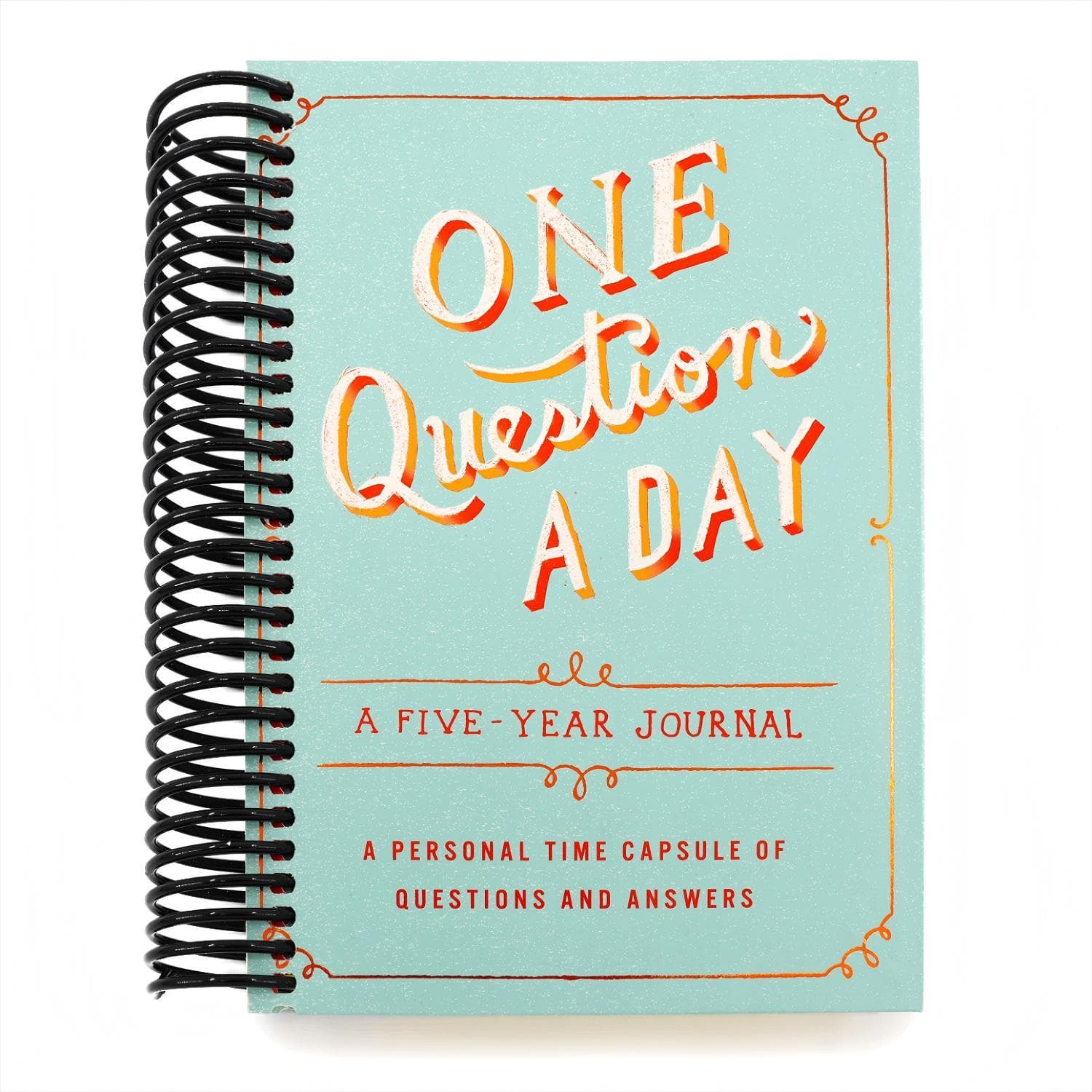 TEMU 1 Question A Day: A Five-year Journal: A Personal Time Capsule Of Questions And Answers (one Question A Day) Spiral-bound