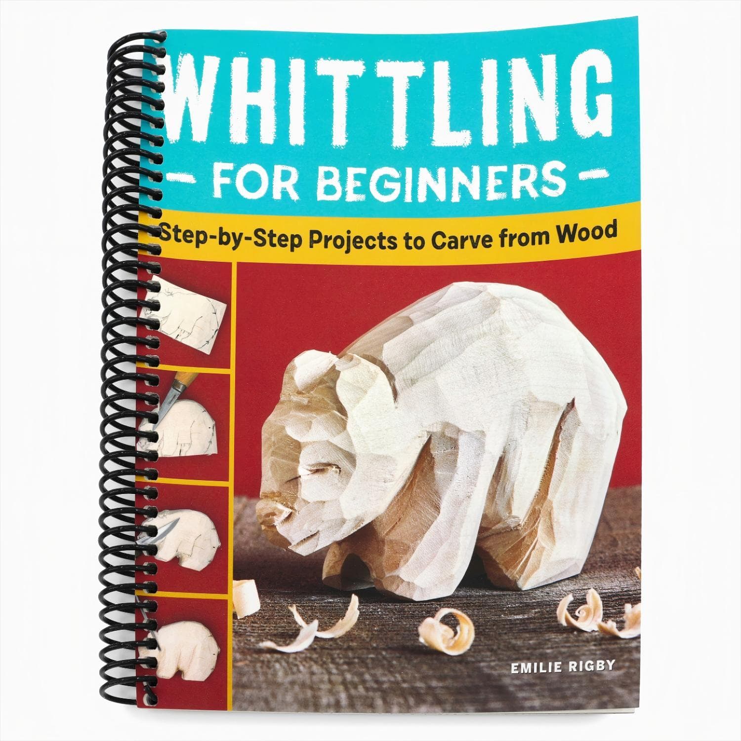 TEMU Whittling For Beginners: Step-by-step Projects To Carve From Wood (spiral-bound)