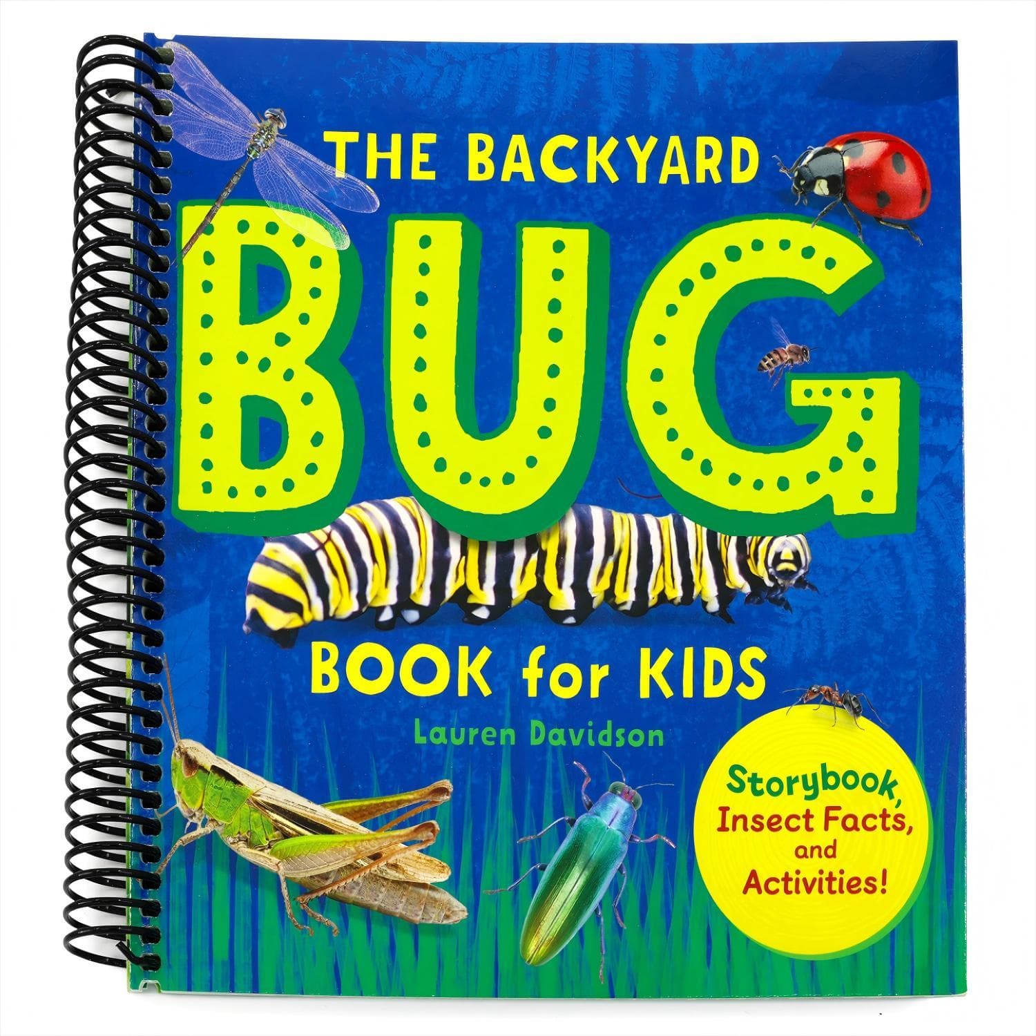 TEMU The Backyard Bug Book For Kids: Storybook, Insect Facts, And Activities (let's Learn About Bugs And Animals) Spiral-bound