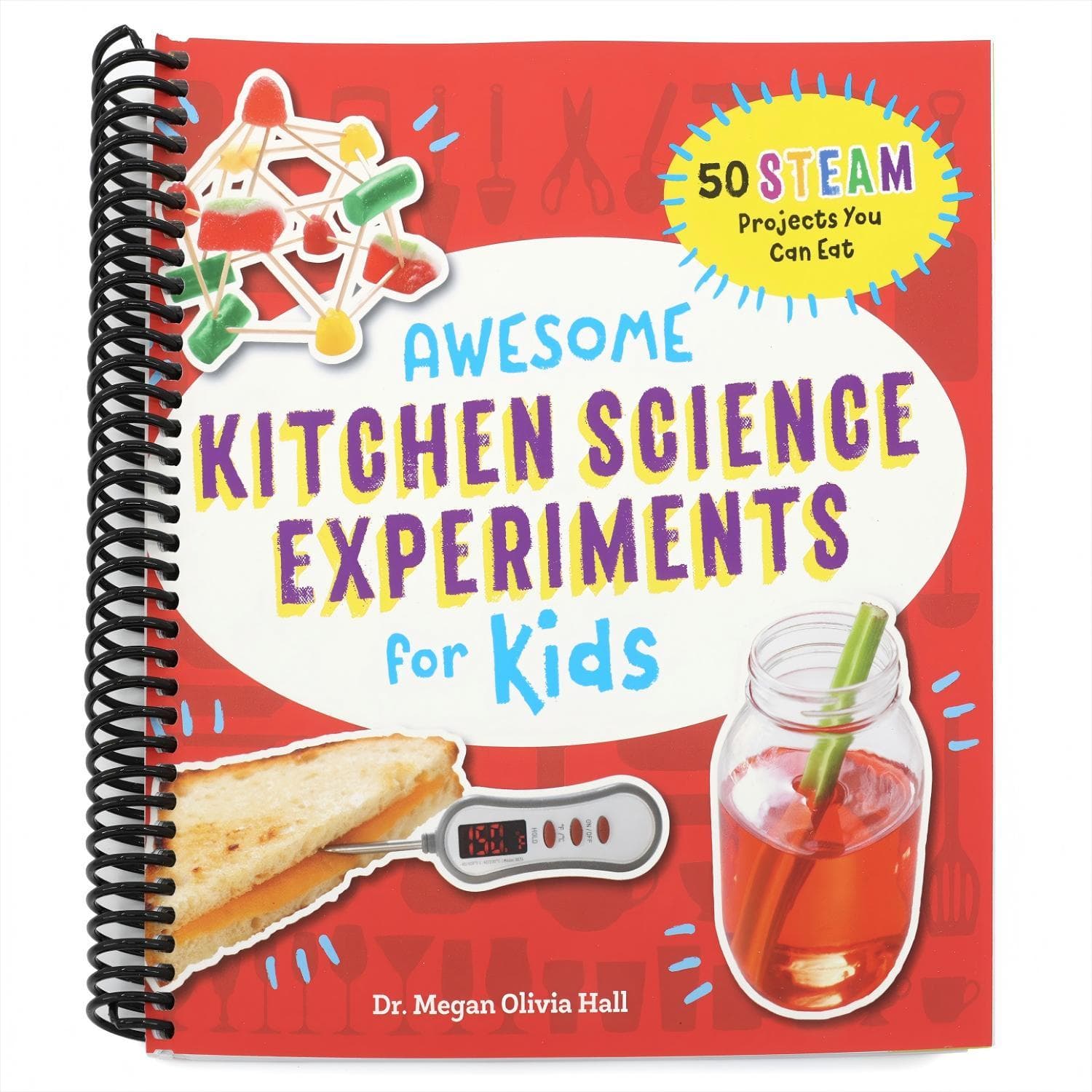 TEMU Awesome Kitchen Science Experiments For Kids: 50 Steam Projects You Can Eat! (spiral-bound)