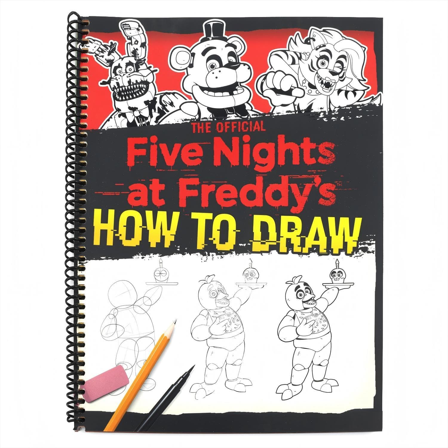 TEMU How To Draw 5 Nights At Freddy's: An Afk Book (spiral-bound)