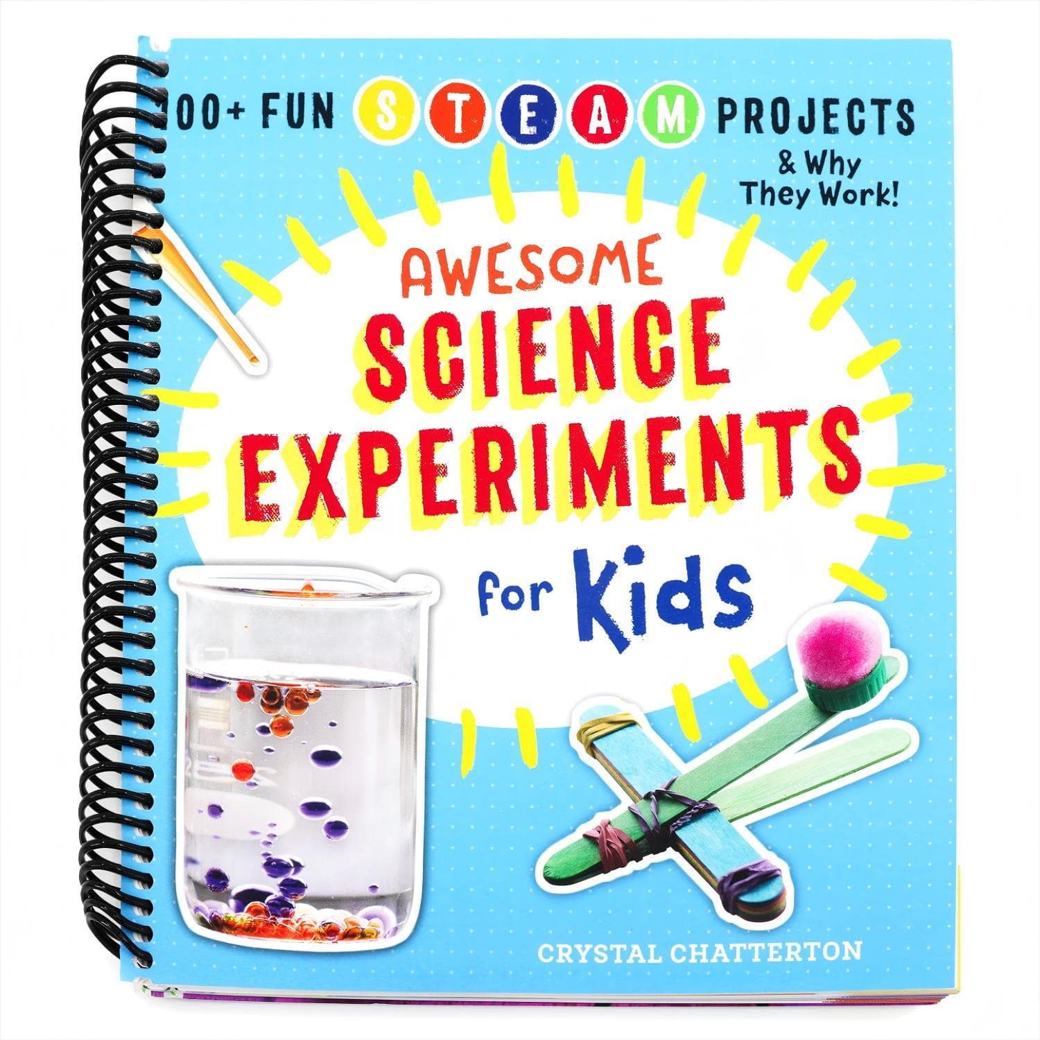 TEMU Awesome Science Experiments For Kids: 100+ Fun Steam Projects And Why They Work (spiral-bound)