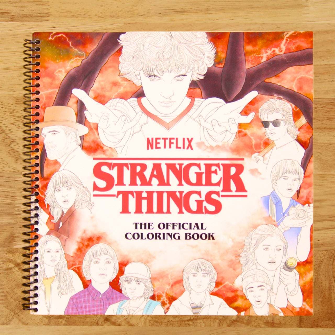 TEMU Stranger Things: The Official Coloring Book (spiral Bound)