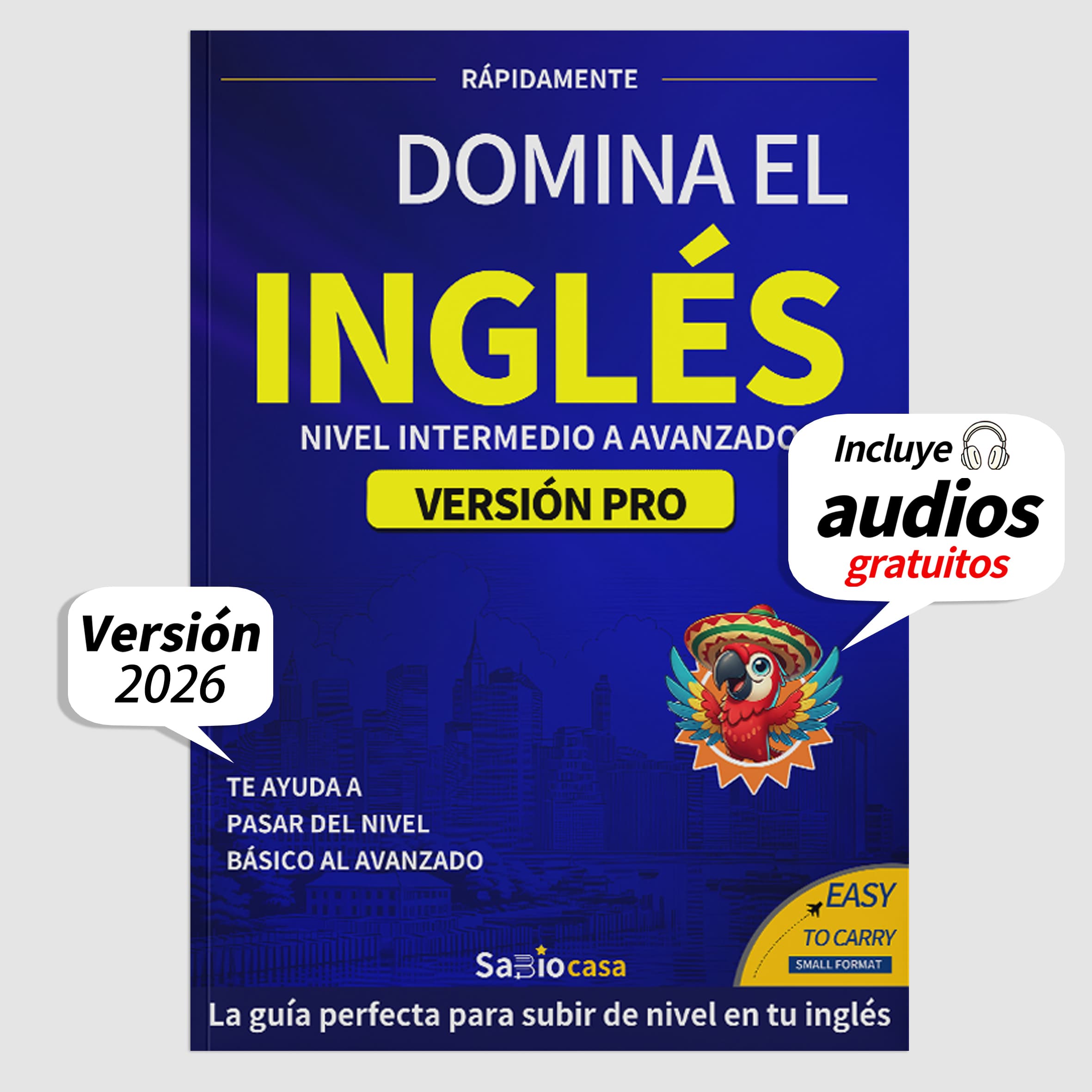 TEMU Sabiocasa Master English Book With Audio Learn English Fast & Easy | Complete Course Intermediate To Advanced Level